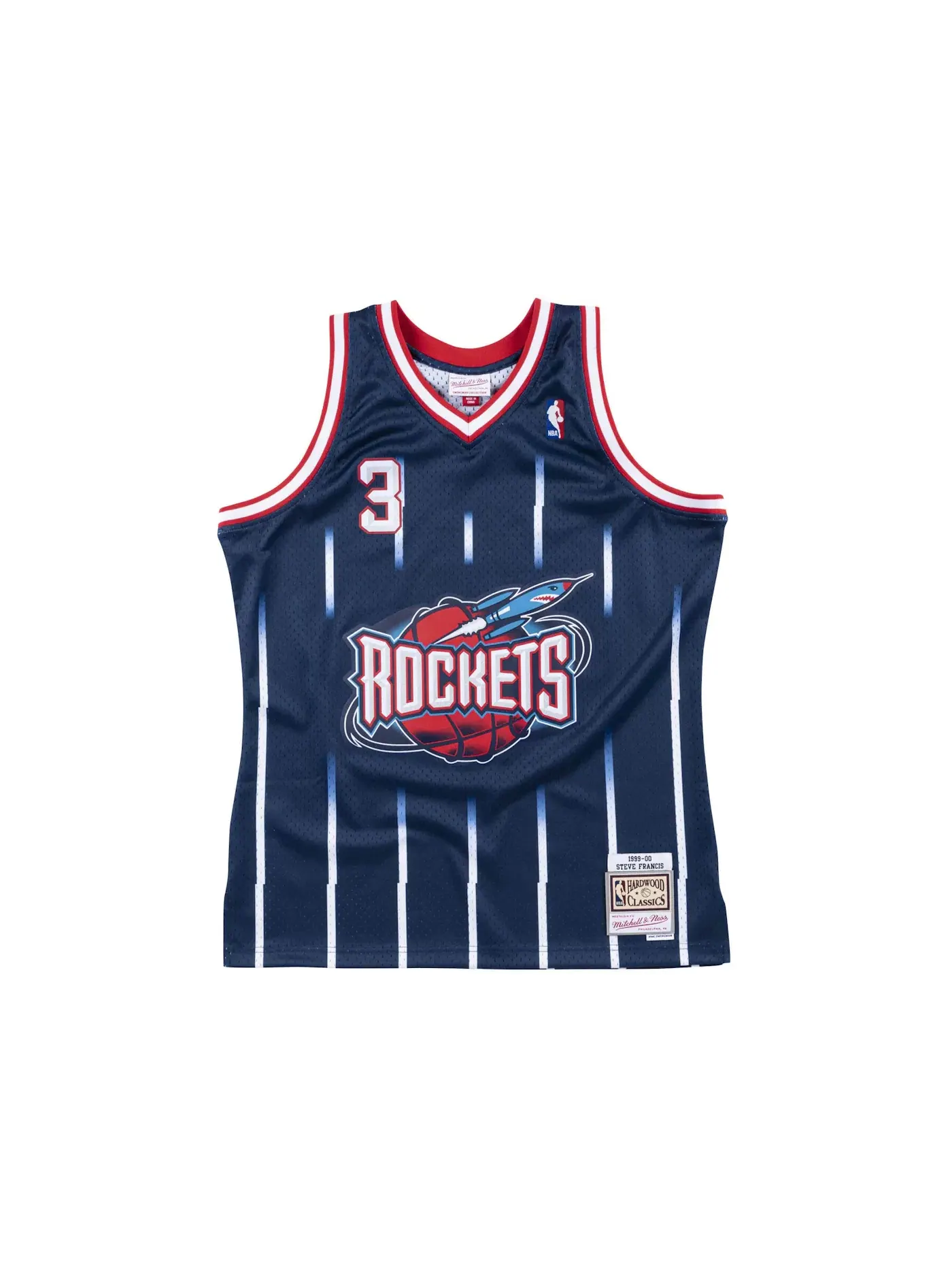 Мужская джерси с принтом Mitchell & Ness — изображение 1 из 2, темно-синий