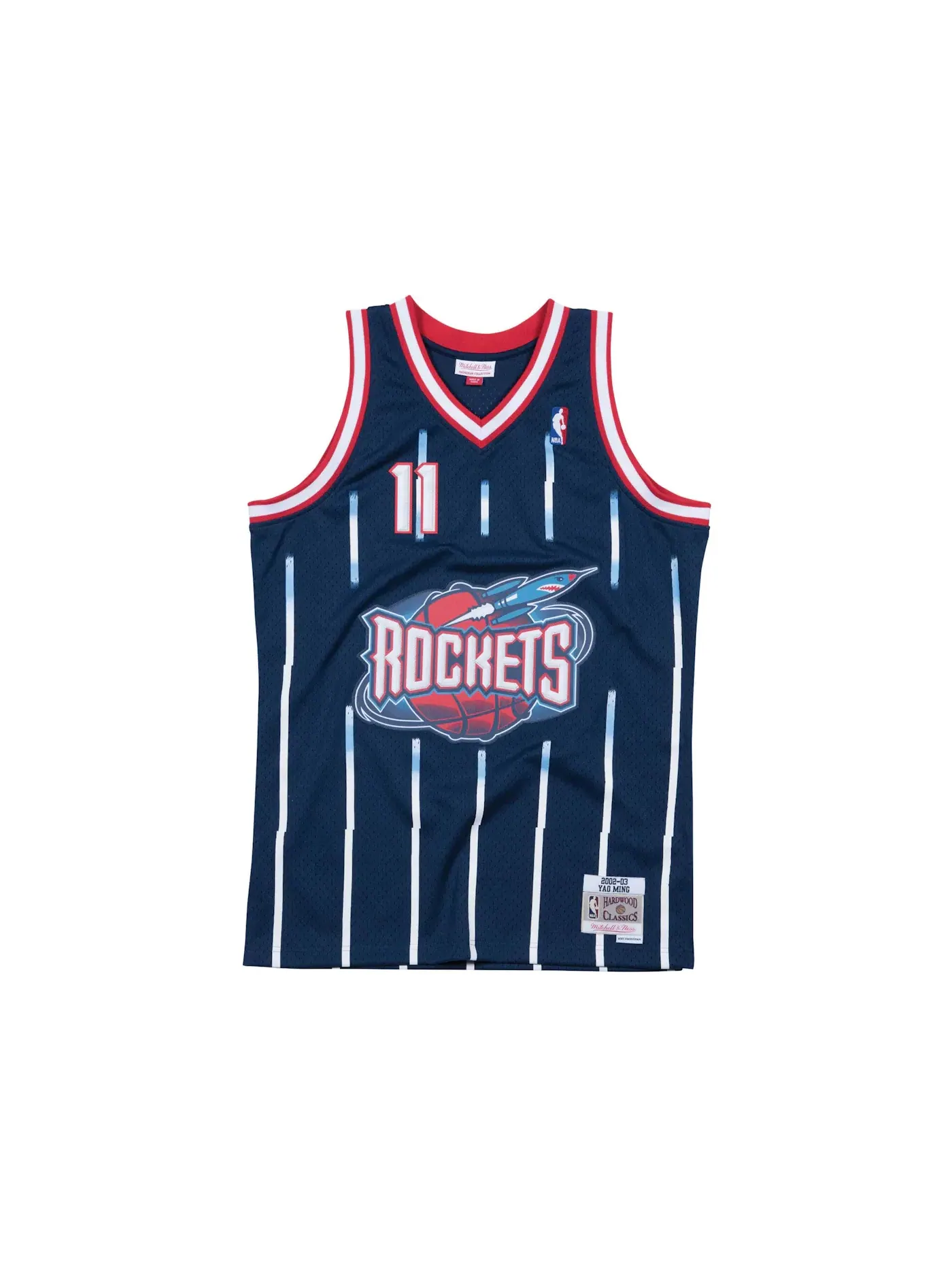 Мужская джерси с длинным рукавом Mitchell & Ness — изображение 1 из 2, темно-синий