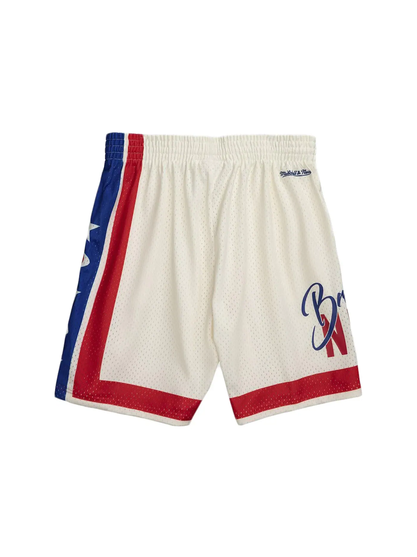 Мужские шорты с принтом Joey Bada$$ x Brooklyn Nets Mitchell & Ness — изображение 1 из 2, белый