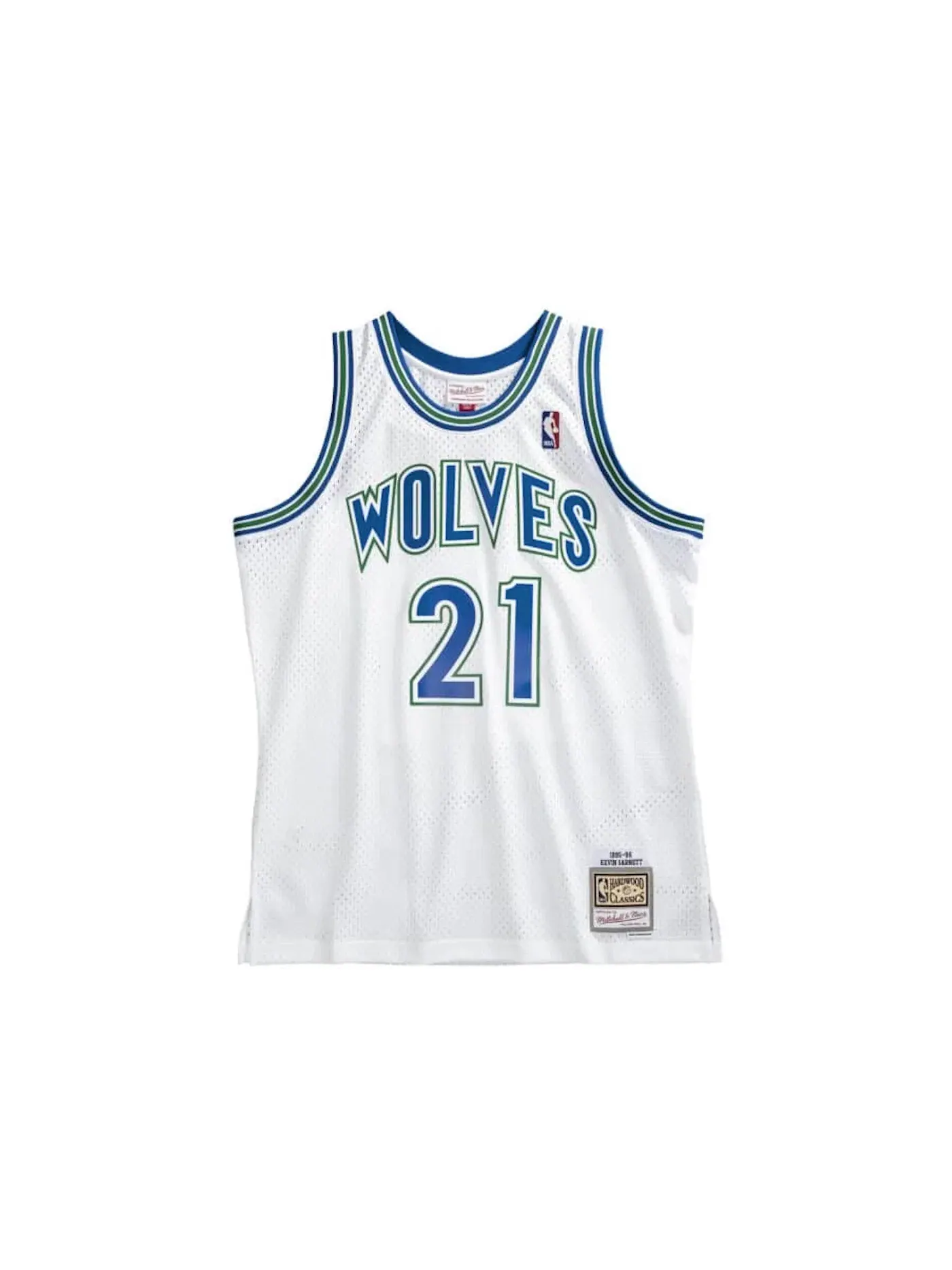 Мужская футбольная джерси с длинным рукавом Mitchell & Ness — изображение 1 из 2, белый