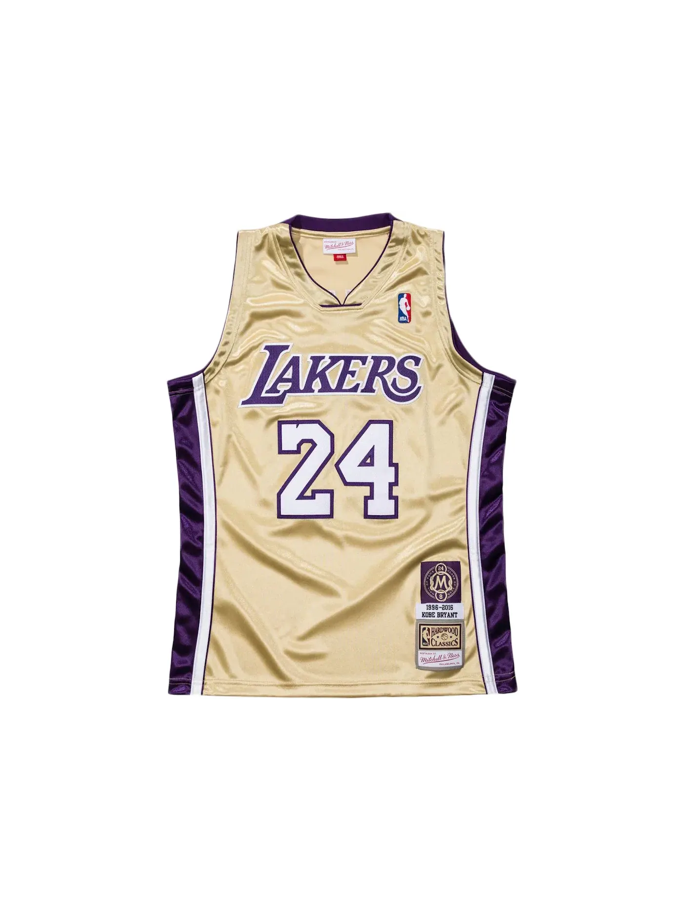 Мужская баскетбольная джерси с принтом Kobe Bryant HOF Mitchell & Ness — изображение 1 из 2, золото