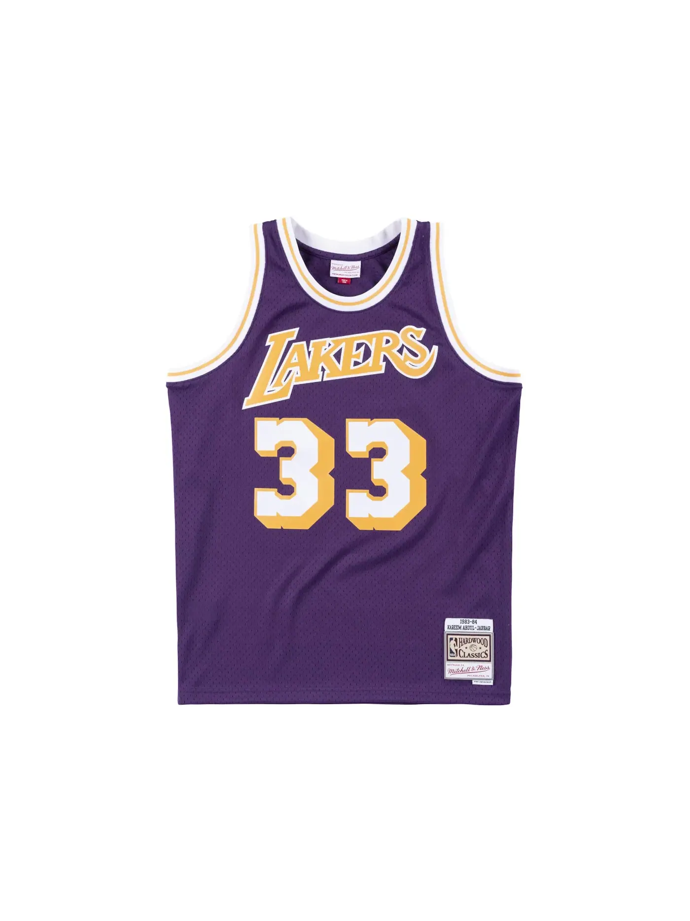 Мужская баскетбольная джерси Kareem Abdul-Jabbar Swingman Mitchell & Ness — изображение 1 из 2, фиолетовый