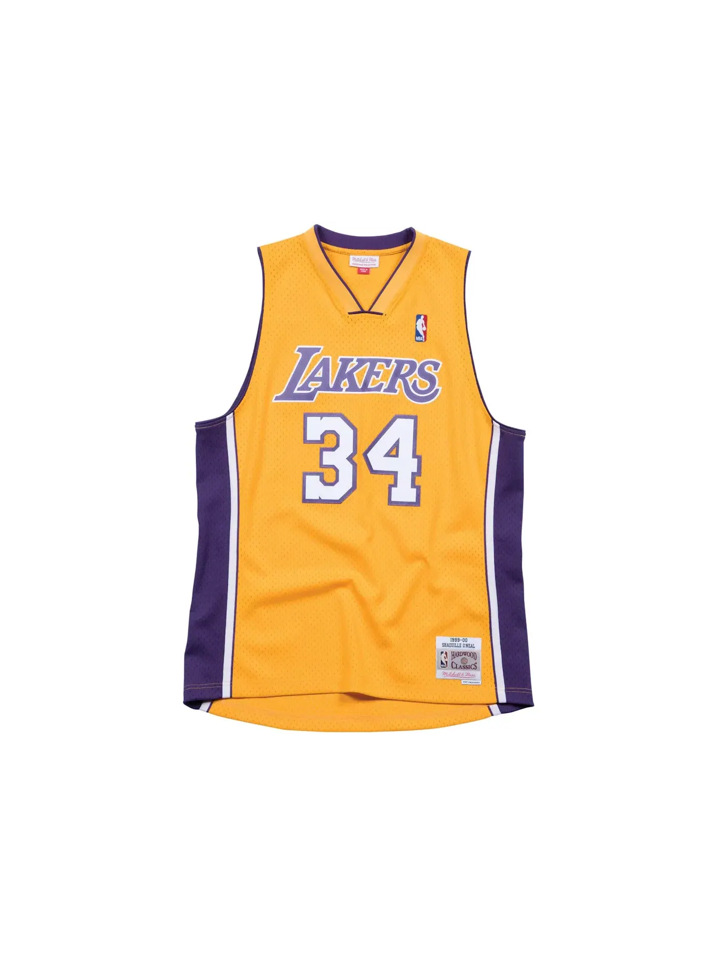 Мужская джерси с принтом Mitchell & Ness — изображение 1 из 2, светлый золотистый