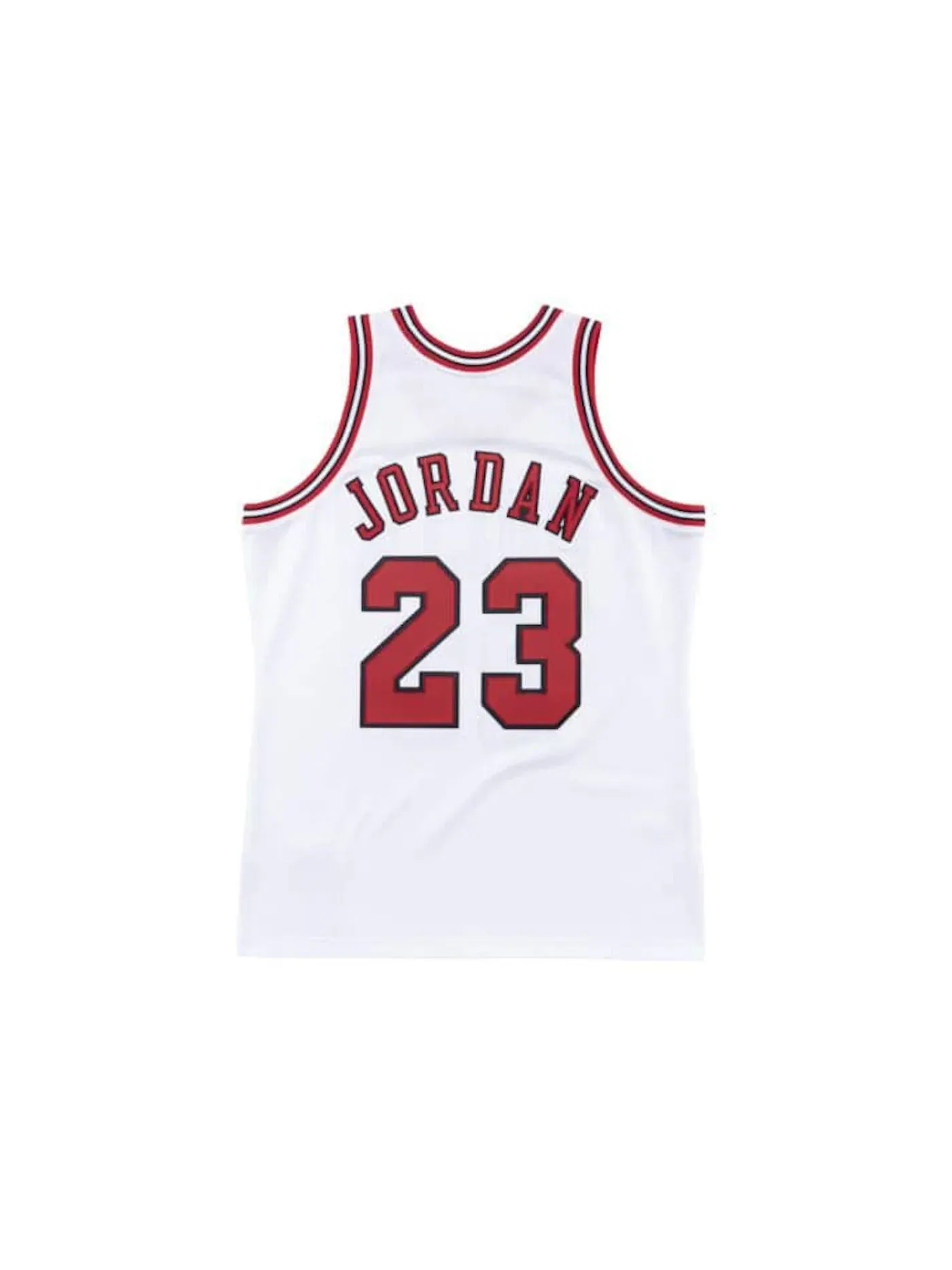 Мужская джерси с длинным рукавом Mitchell & Ness — изображение 2 из 2, белый/красный/черный