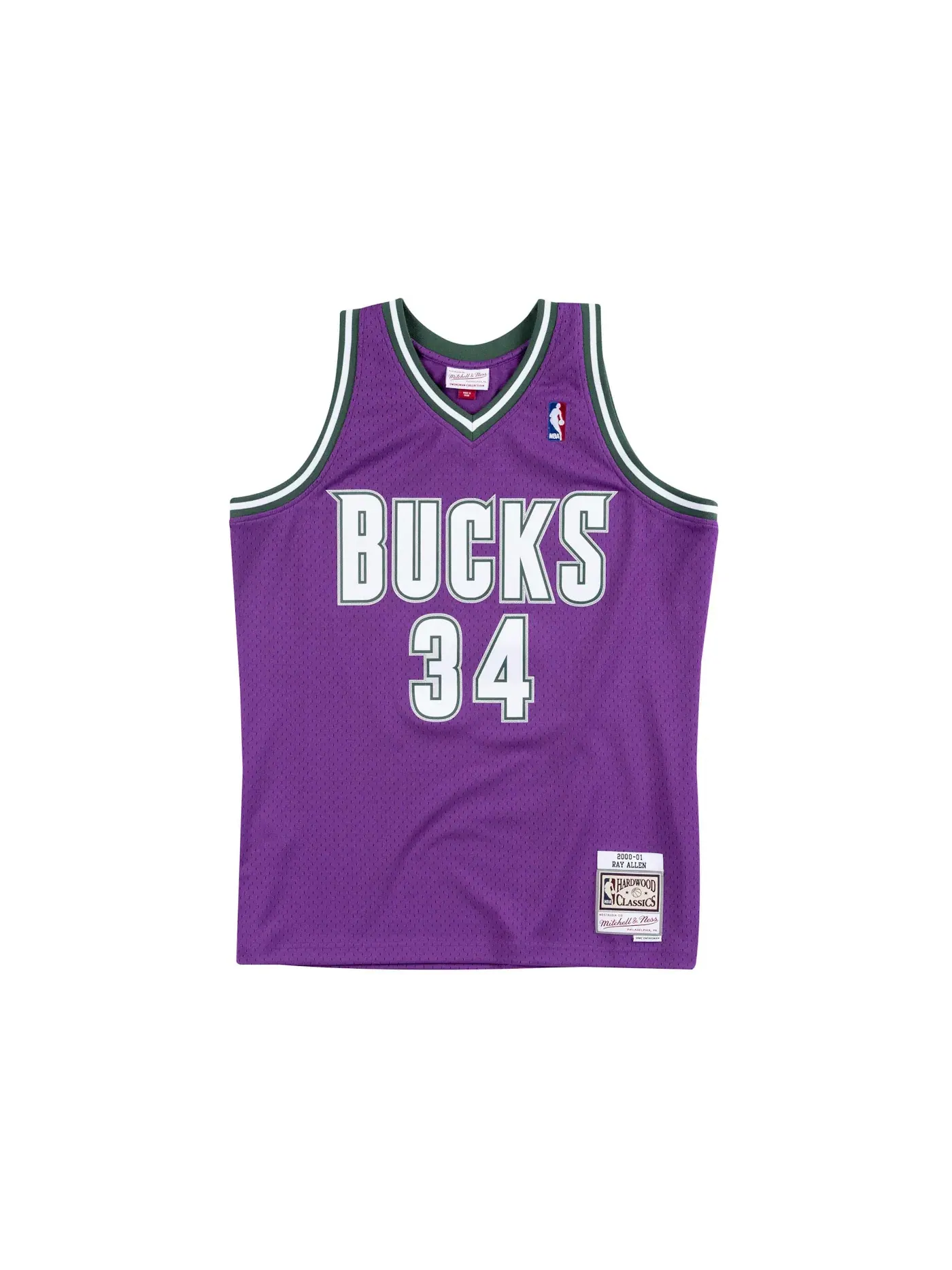 Мужская джерси с принтом Mitchell & Ness — изображение 1 из 2, фиолетовый