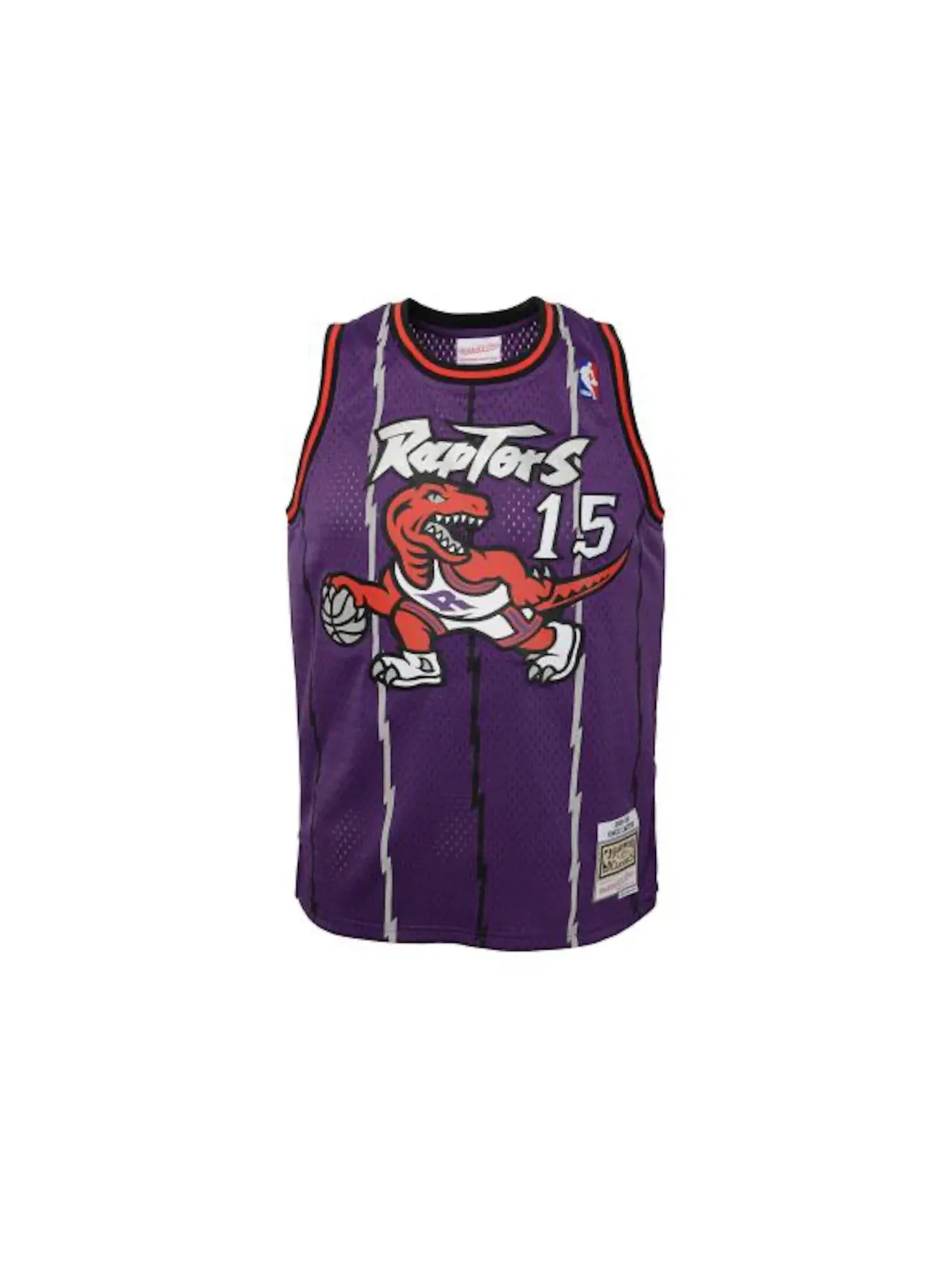Детская баскетбольная джерси Винс Картер Mitchell & Ness — изображение 1 из 2, фиолетовый/красный