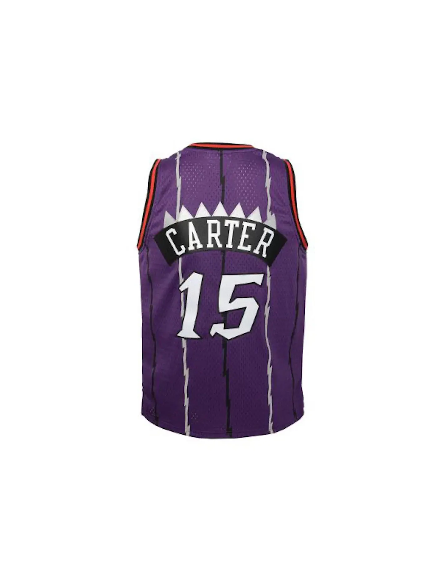 Детская баскетбольная джерси Винс Картер Mitchell & Ness — изображение 2 из 2, фиолетовый/красный
