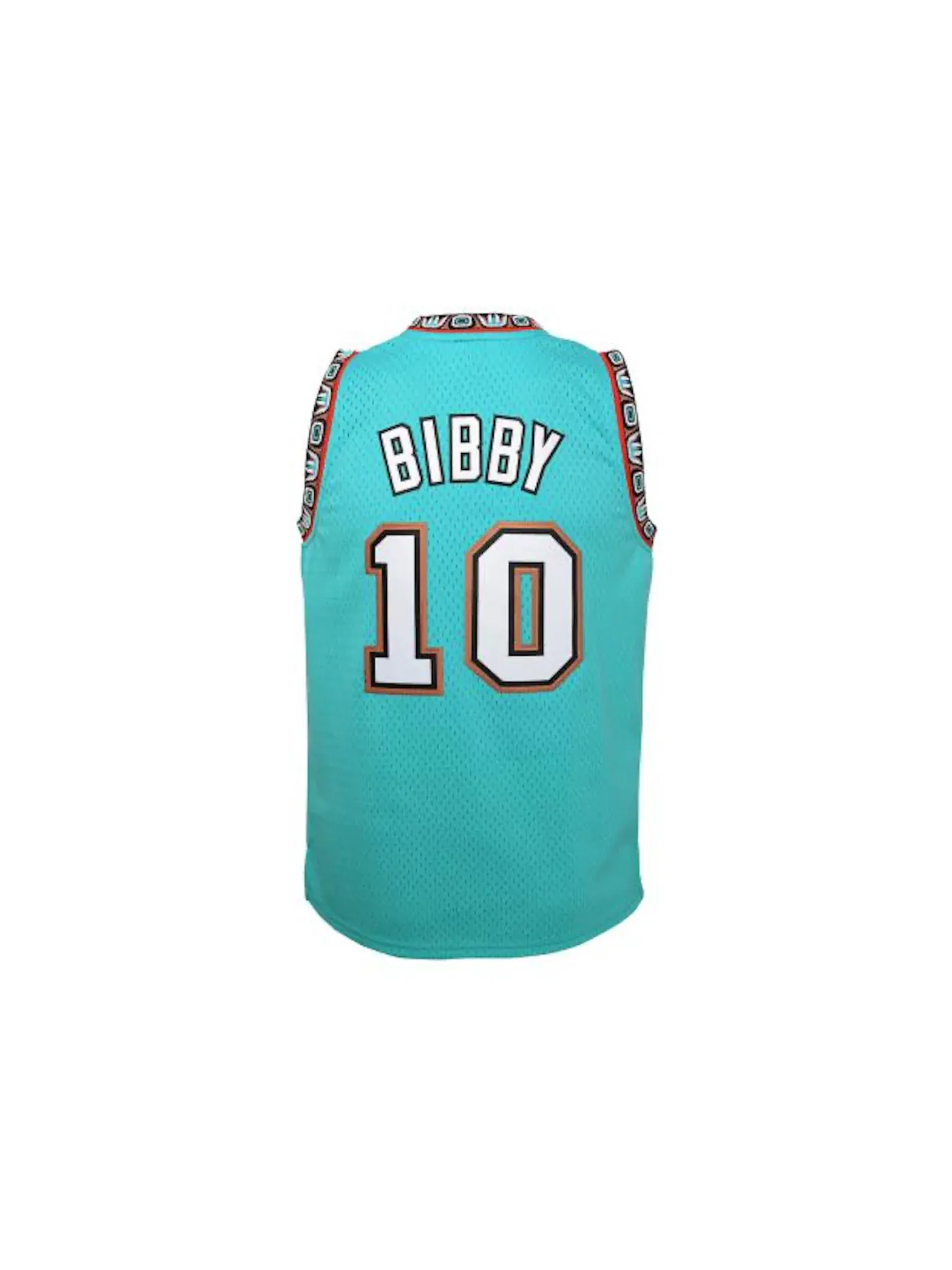 Детская баскетбольная джерси с принтом Mike Bibby Mitchell & Ness — изображение 2 из 2, бирюзовый