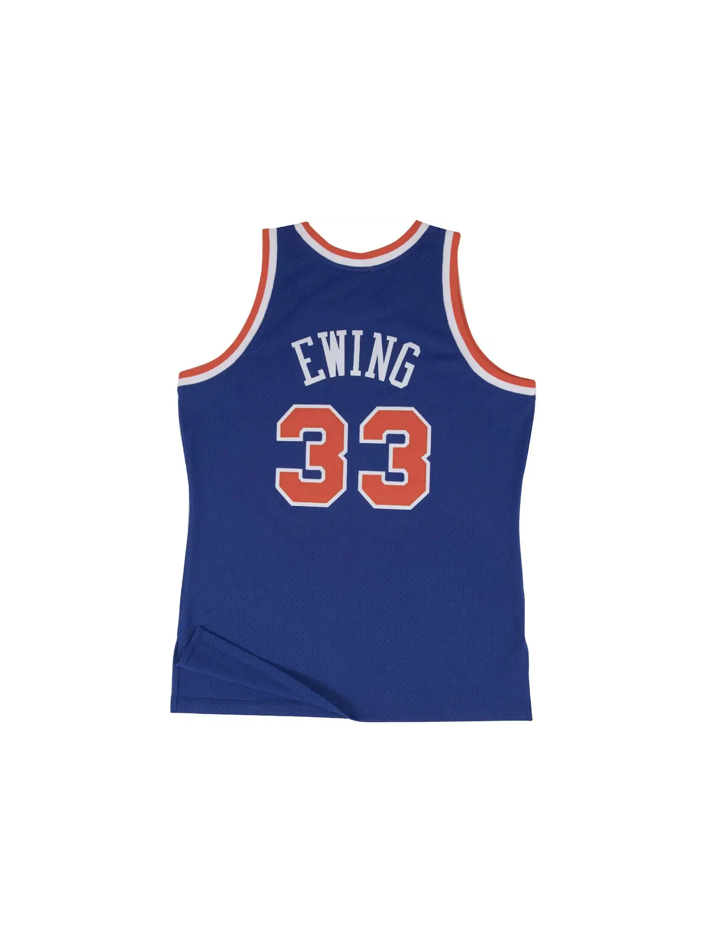 Мужская джерси с длинным рукавом Mitchell & Ness New York Knicks Road 1991-92 Patrick Ewing Swingman Jersey, королевский