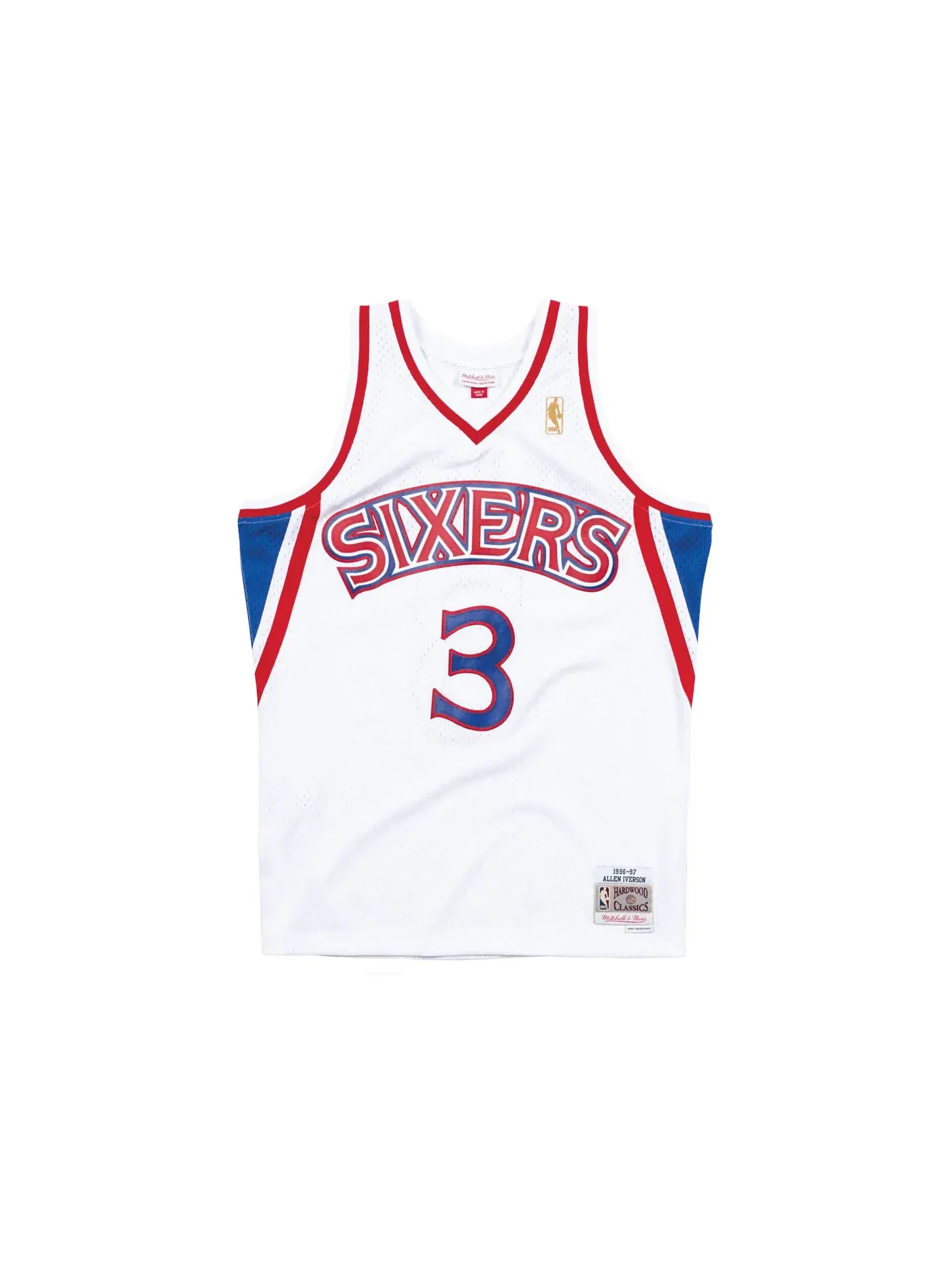 Мужская джерси Allen Iverson Mitchell & Ness — изображение 1 из 2, белый