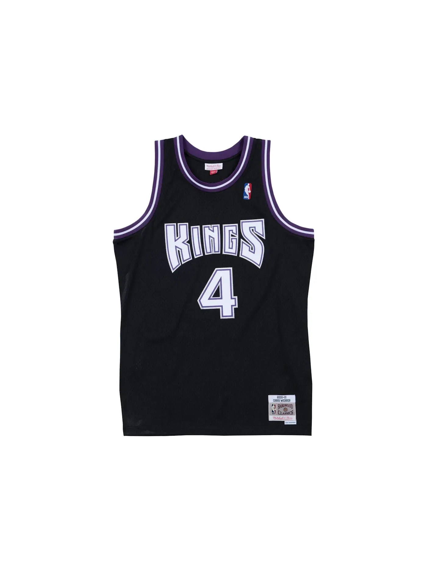 Мужская баскетбольная джерси с длинным рукавом Mitchell & Ness — изображение 1 из 2, черный