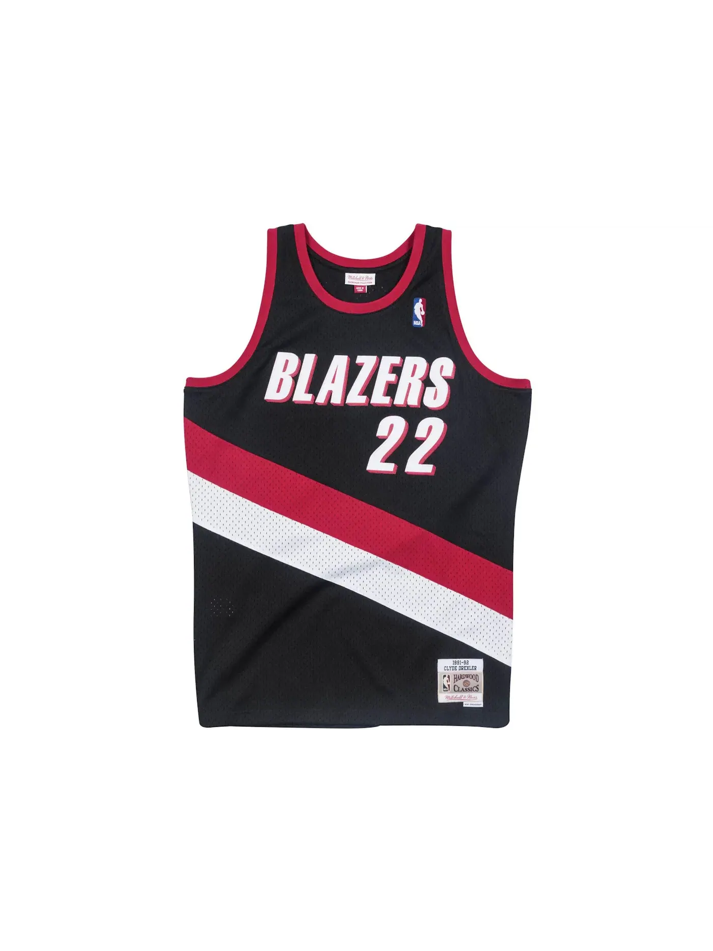 Мужская джерси с принтом Jersey Mitchell & Ness — изображение 1 из 2, черный