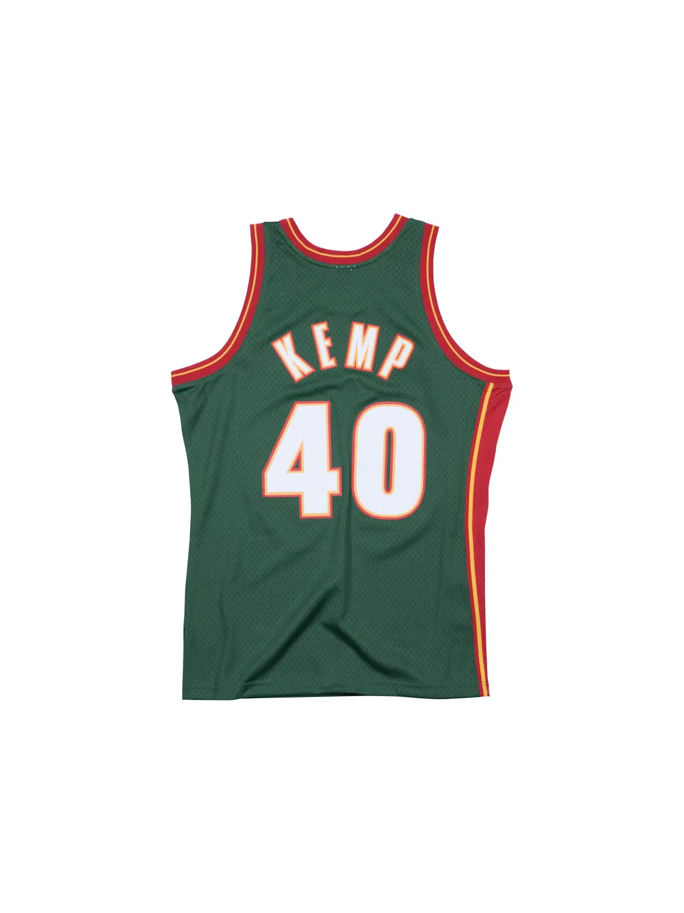 Мужская джерси с длинным рукавом Shawn Kemp Swingman Jersey Mitchell & Ness — изображение 2 из 2, темный зеленый