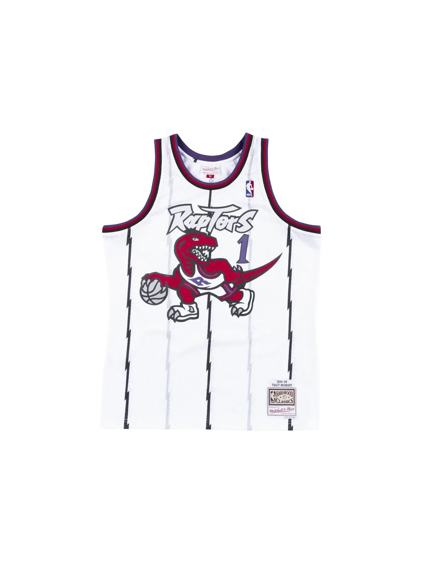 Мужская джерси с принтом Tracy McGrady Mitchell & Ness — изображение 1 из 2, белый