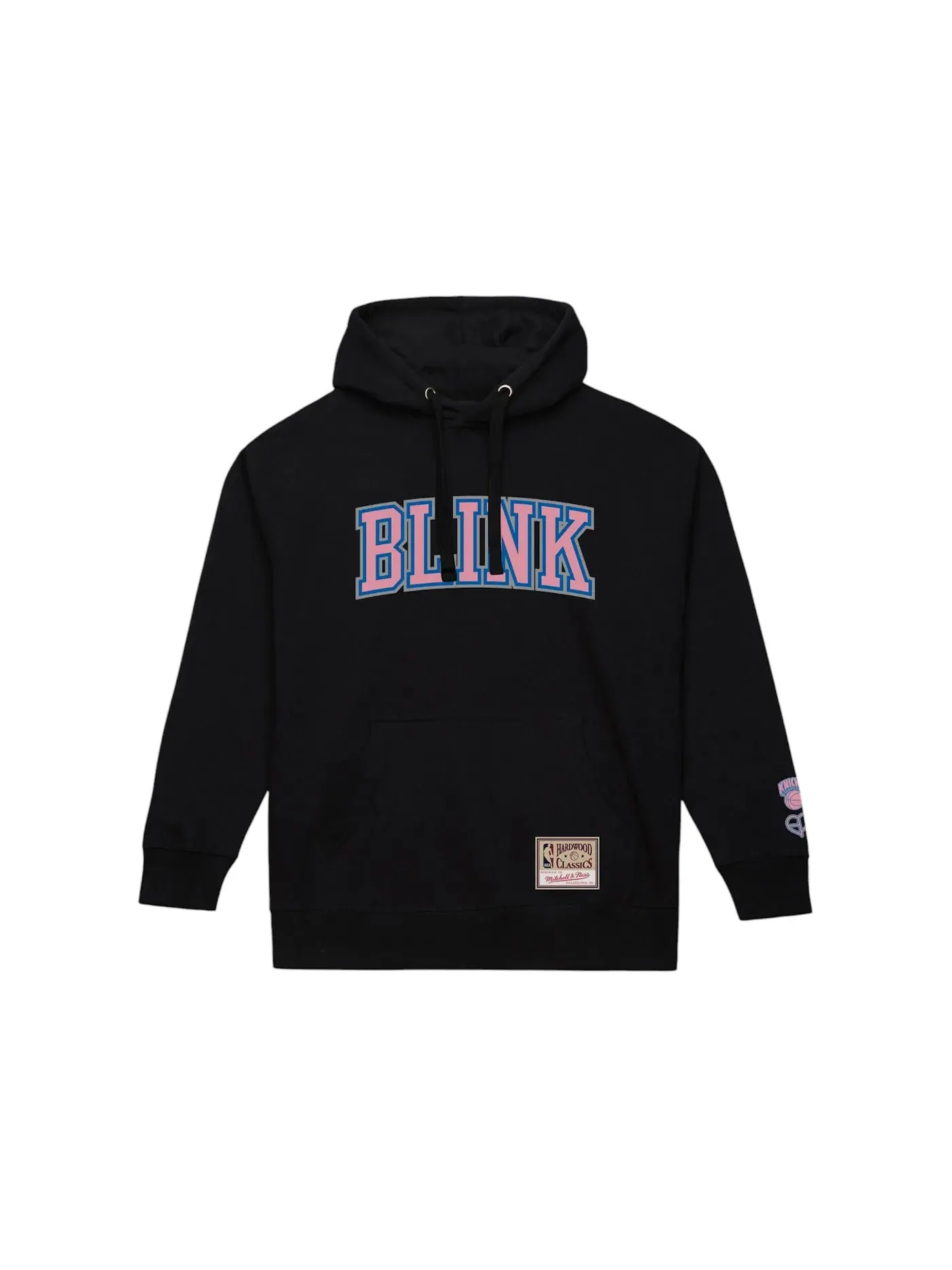 Унисекс худи с принтом Mitchell & Ness x BLACKPINK Knicks Hoodie — изображение 1 из 1, черный
