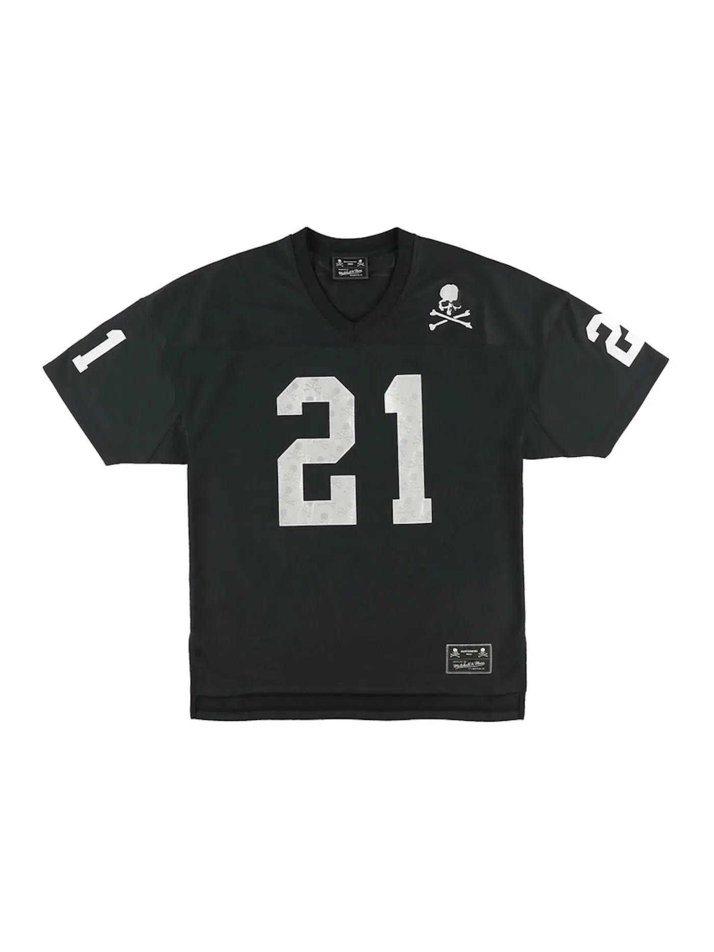 Мужская футбольная джерси с принтом Mastermind Mitchell & Ness — изображение 1 из 2, черный