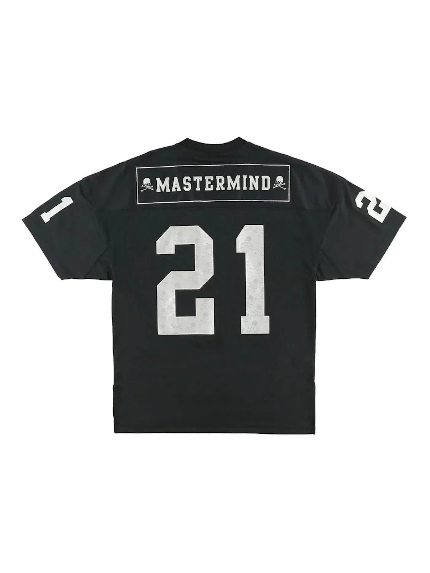 Мужская футбольная джерси с принтом Mastermind Mitchell & Ness — изображение 2 из 2, черный