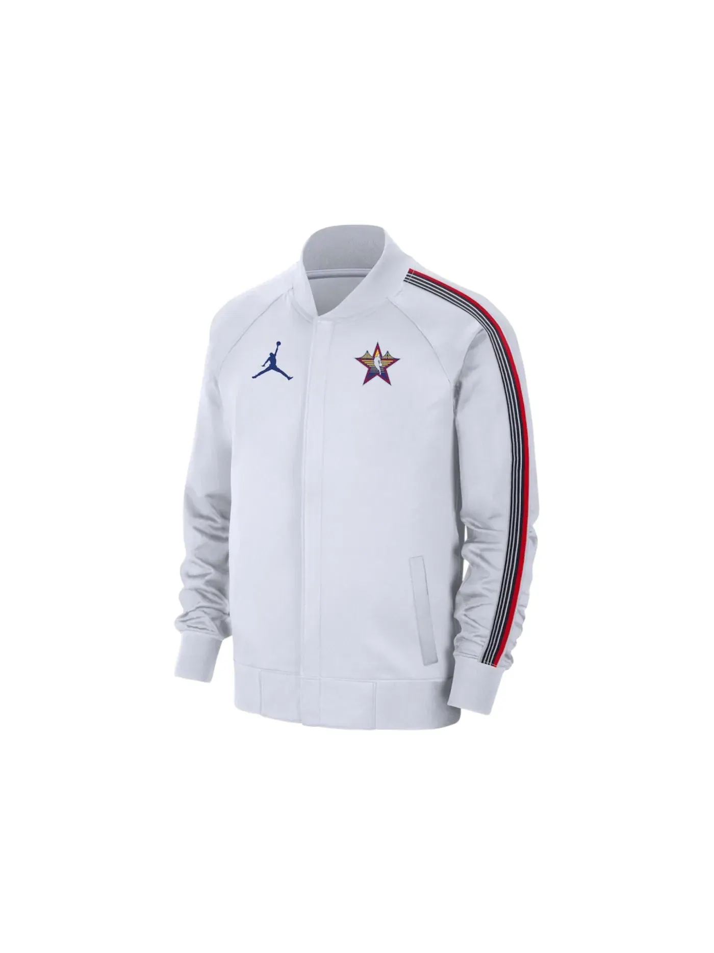 Мужская куртка с принтом Mitchell & Ness — изображение 1 из 2, белый