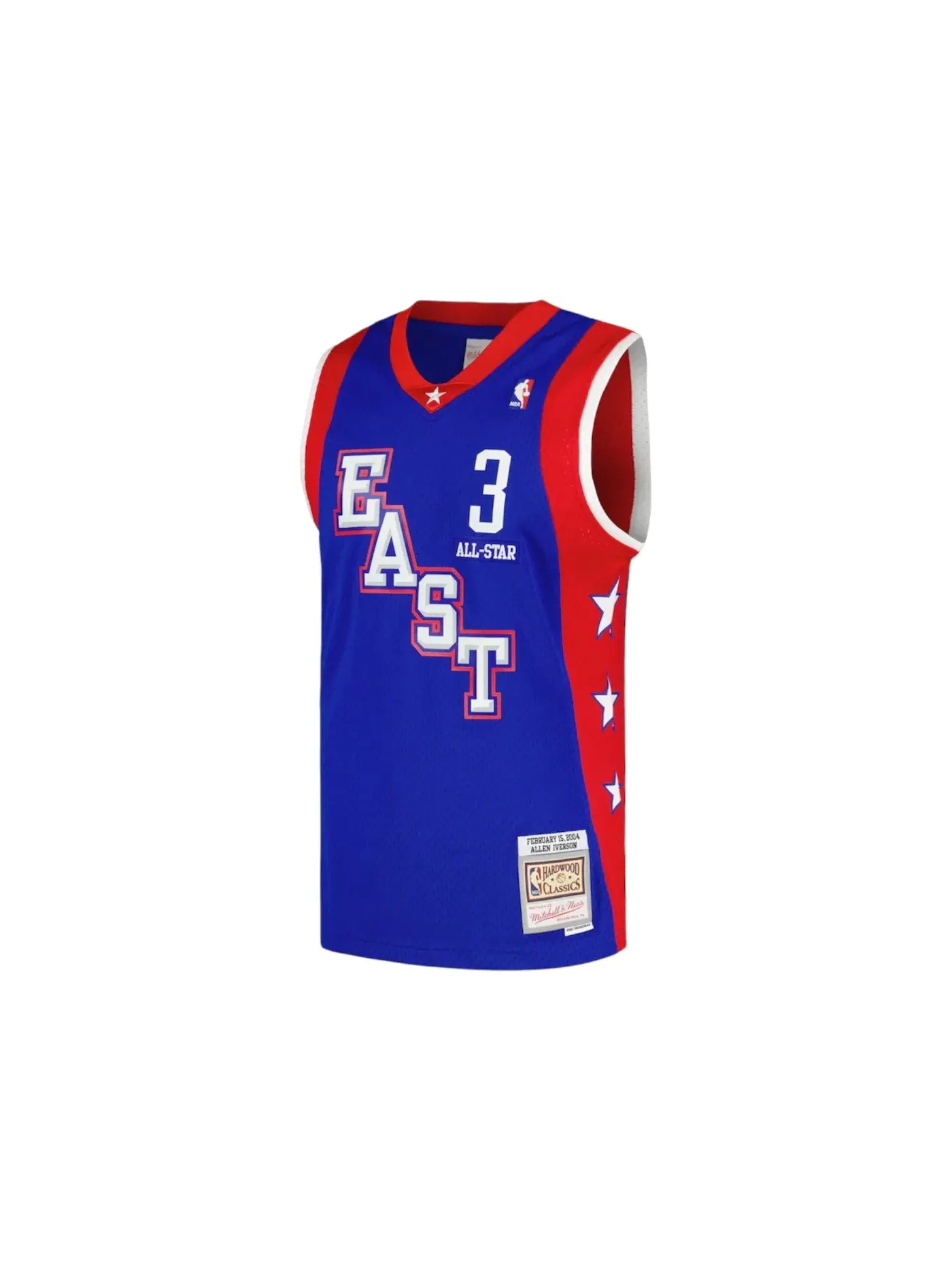 Мужская баскетбольная джерси с длинным рукавом Mitchell & Ness — изображение 1 из 2, синий