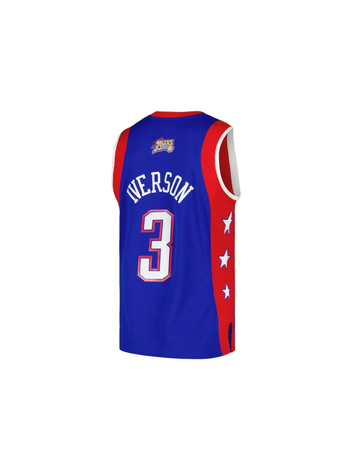 Мужская баскетбольная джерси с длинным рукавом Mitchell & Ness — изображение 2 из 2, синий