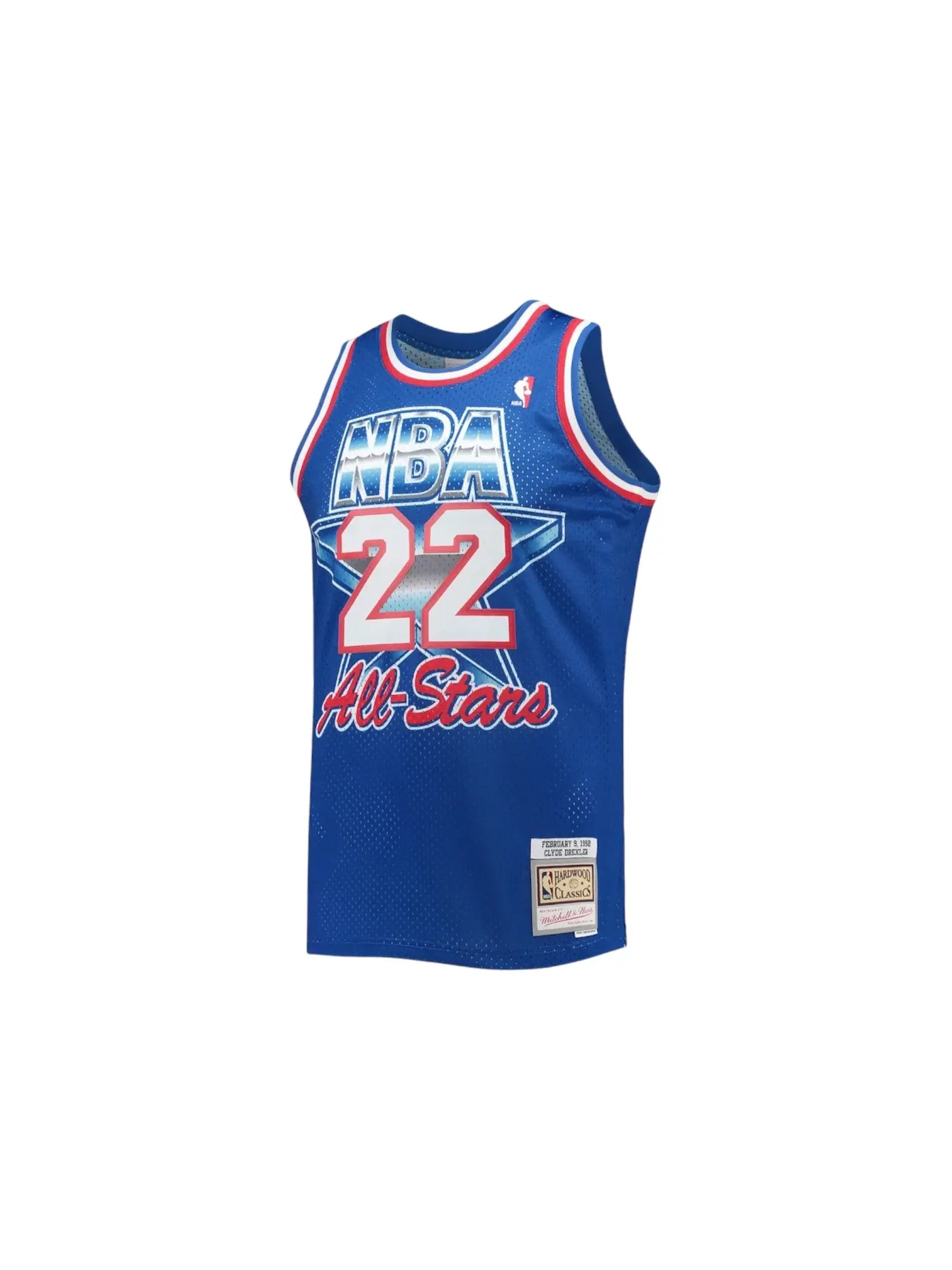 Мужская джерси с принтом Mitchell & Ness — изображение 1 из 2, синий