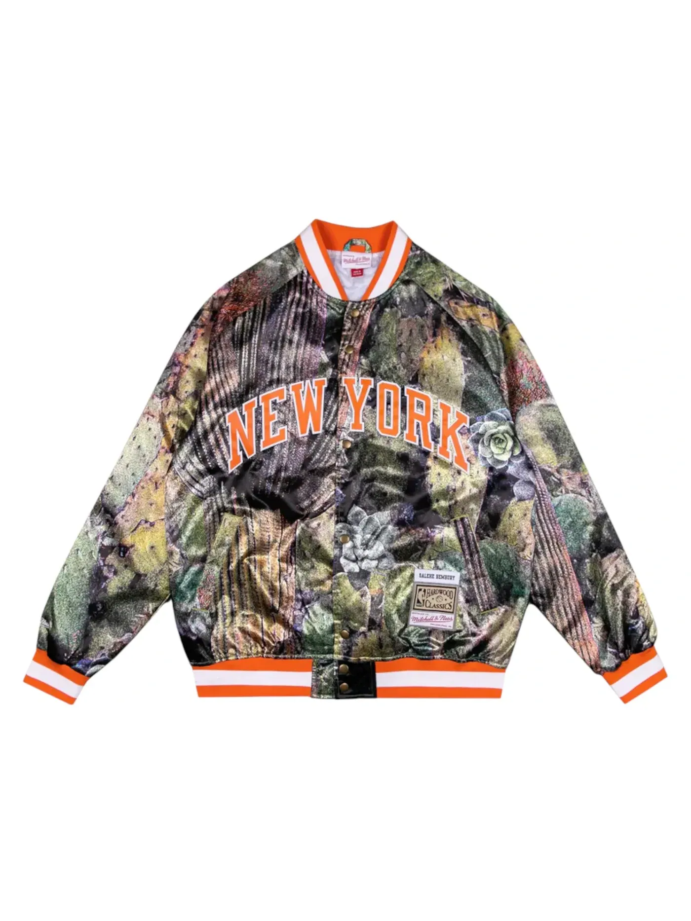 Мужская куртка-бомбер с камуфляжным принтом Mitchell & Ness — изображение 1 из 1