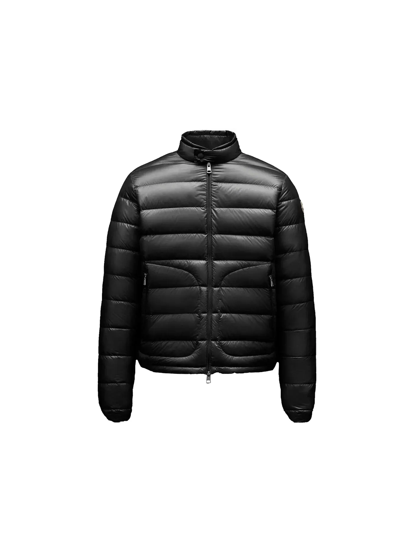 Мужская короткая пуховая куртка Moncler — изображение 1 из 4, черный