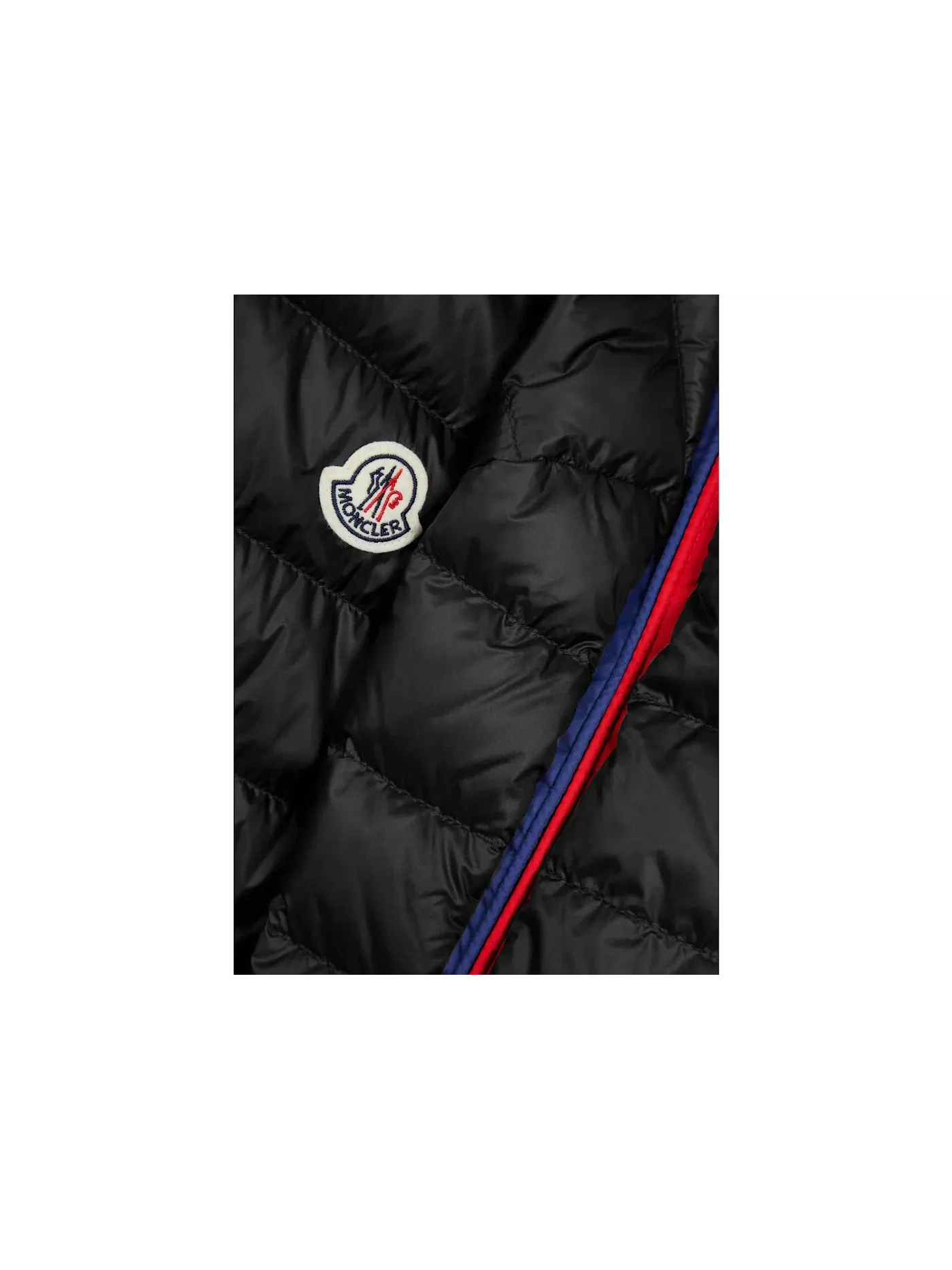 Мужская короткая пуховая куртка Moncler — изображение 2 из 2, черный