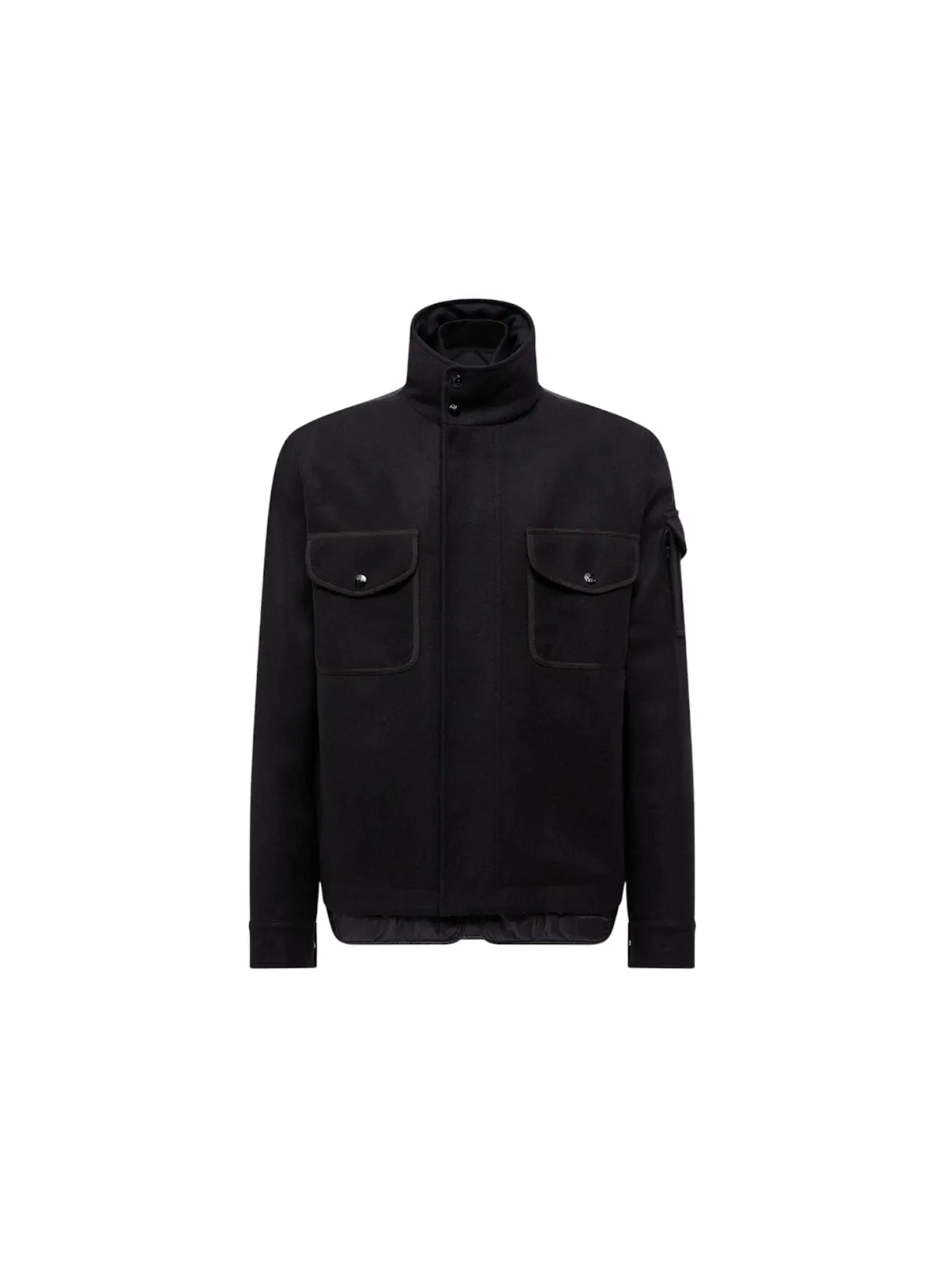 Мужская короткая стеганая куртка Avoine Moncler — изображение 1 из 1, черный