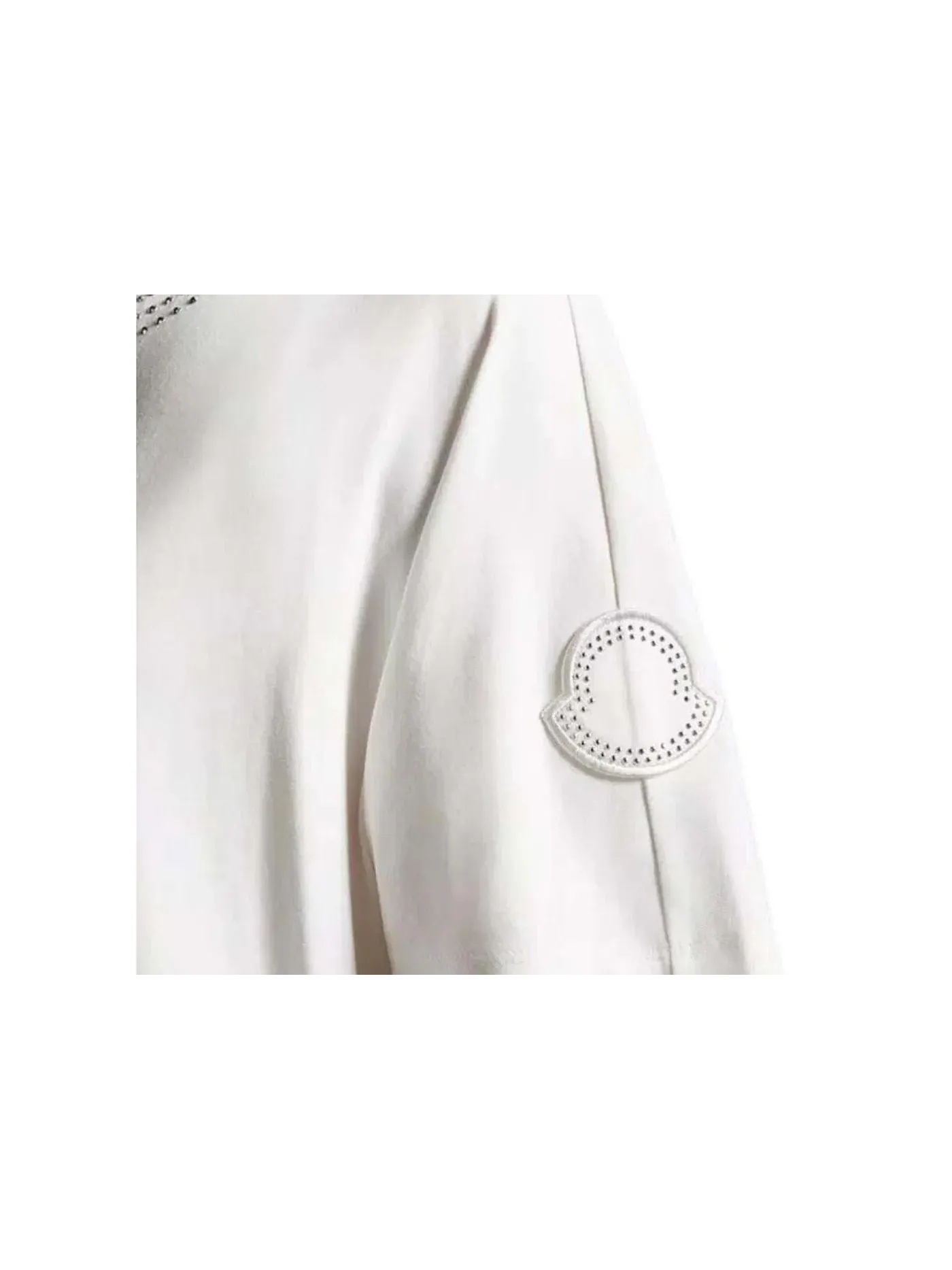 Женская футболка с кристаллами Moncler — изображение 2 из 2, белый