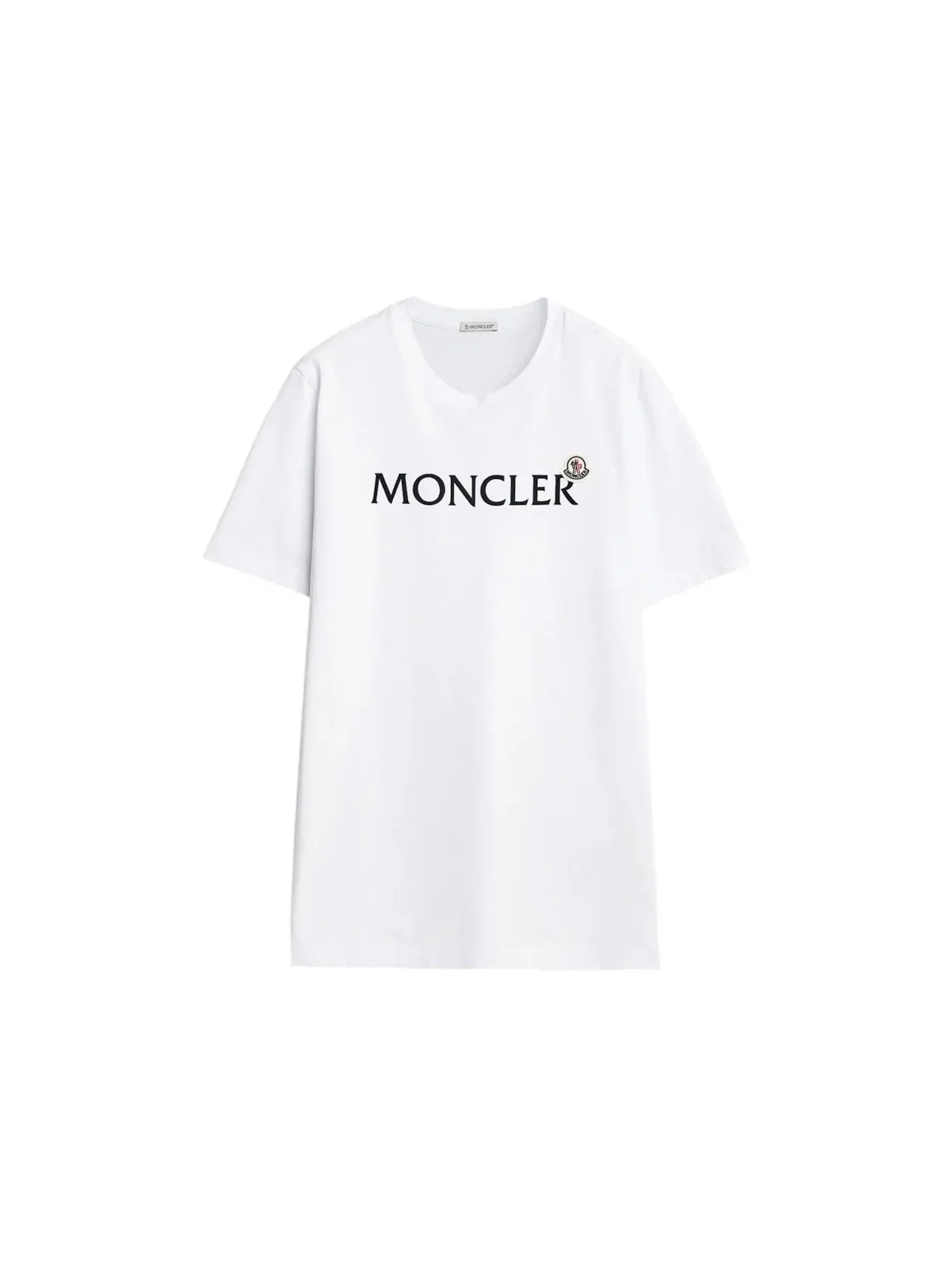 Мужская футболка с логотипом Moncler — изображение 1 из 1, белый