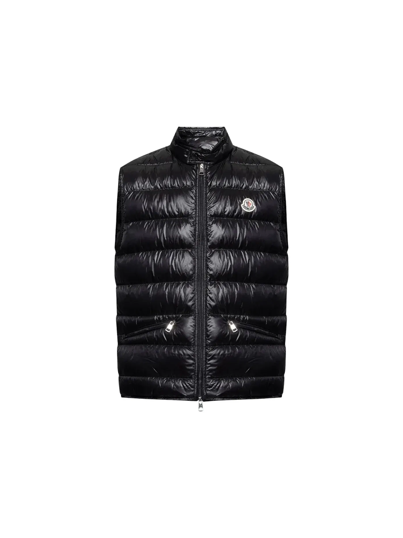 Мужской жилет с застежкой-молнией Moncler — изображение 1 из 1, черный