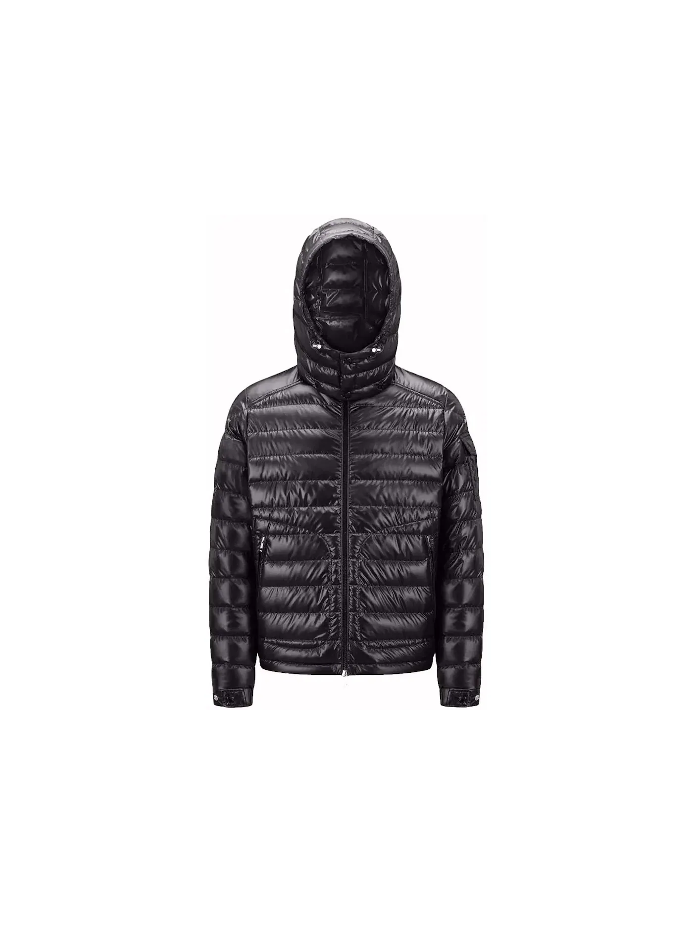 Мужская короткая пуховая куртка с наполнителем Lauros Moncler — изображение 1 из 3, черный