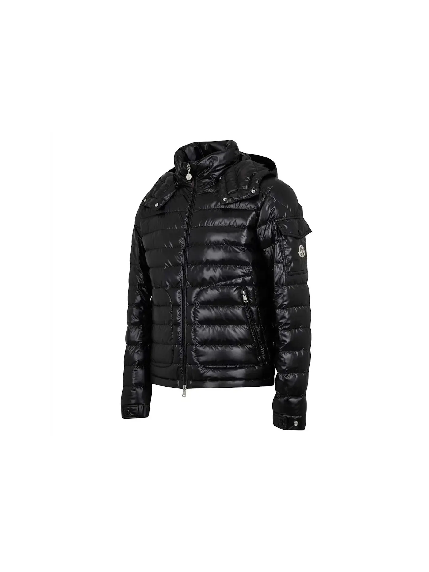 Мужская короткая пуховая куртка с наполнителем Lauros Moncler — изображение 2 из 3, черный