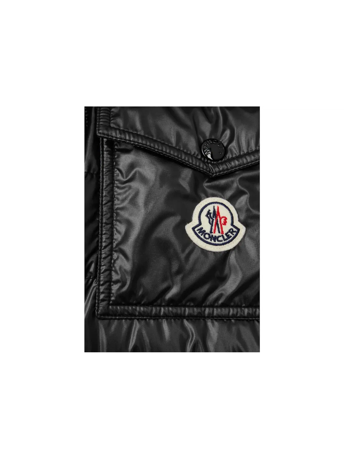 Мужская короткая пуховая куртка с наполнителем Lauros Moncler — изображение 3 из 3, черный