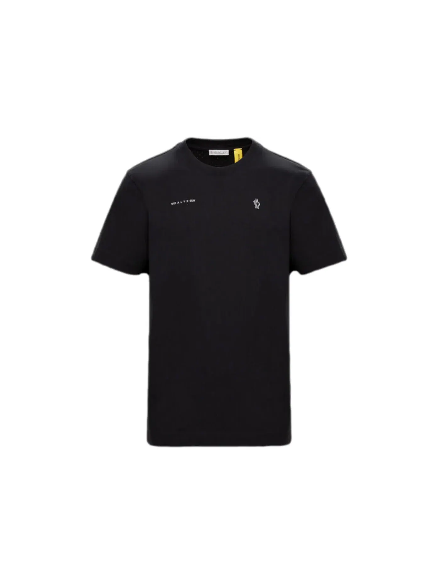 Мужская футболка с принтом Moncler Logo Print Oversized Moncler — изображение 1 из 1, черный