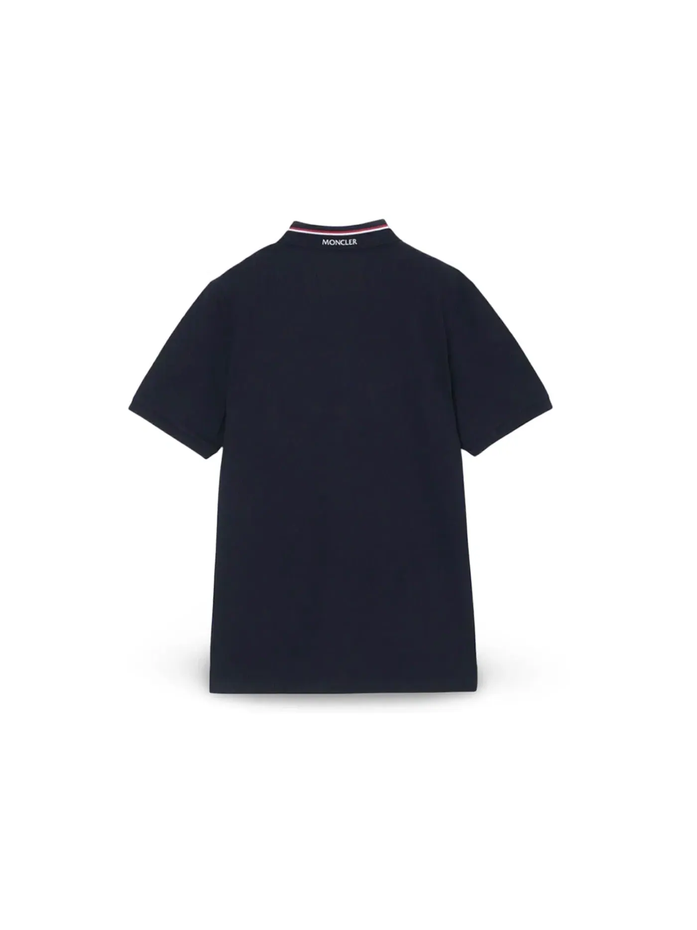 Мужское поло Moncler Polo — изображение 2 из 2, темный темно-синий