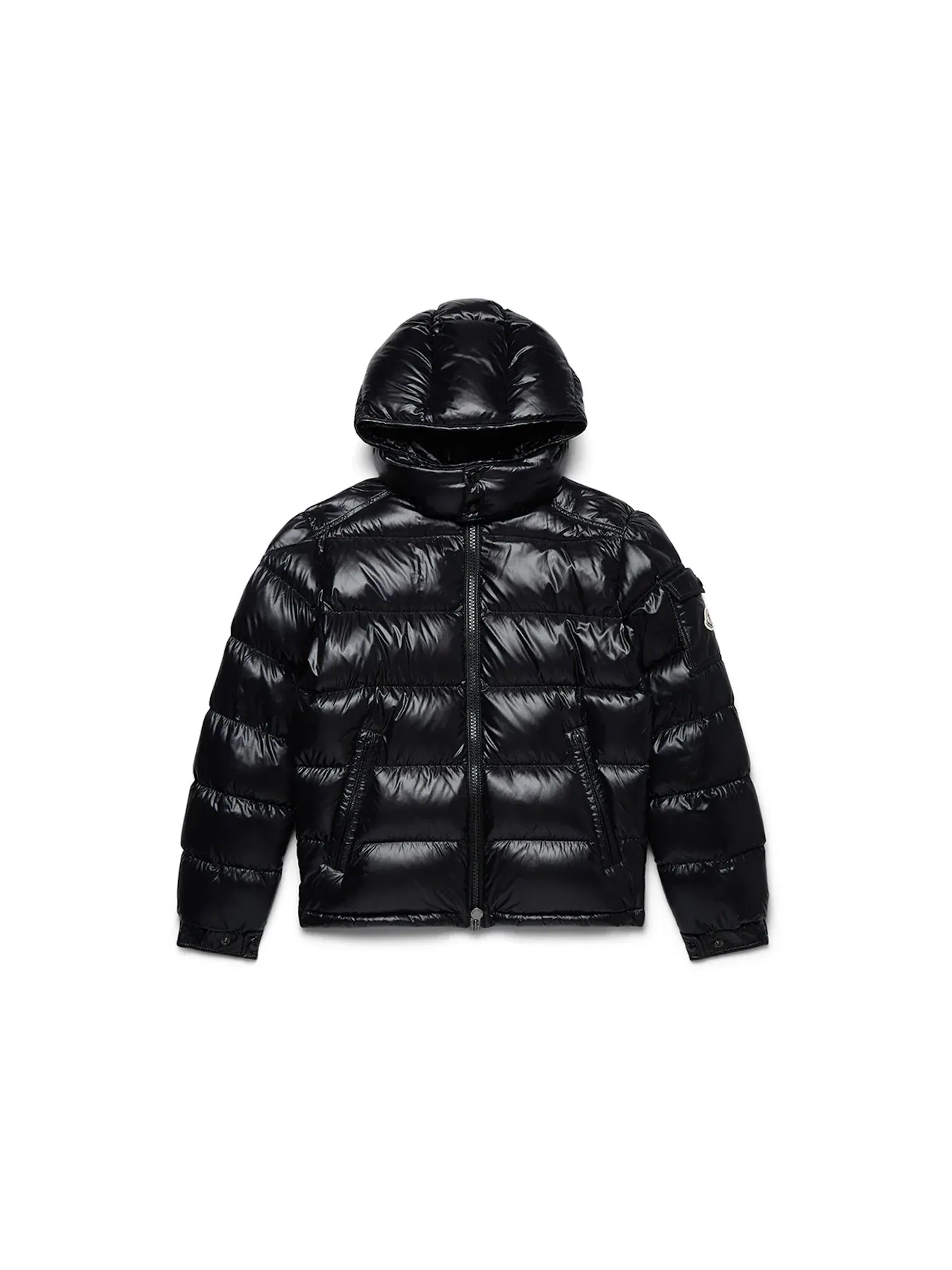 Мужская короткая пуховая куртка Maya Moncler — изображение 1 из 4, черный