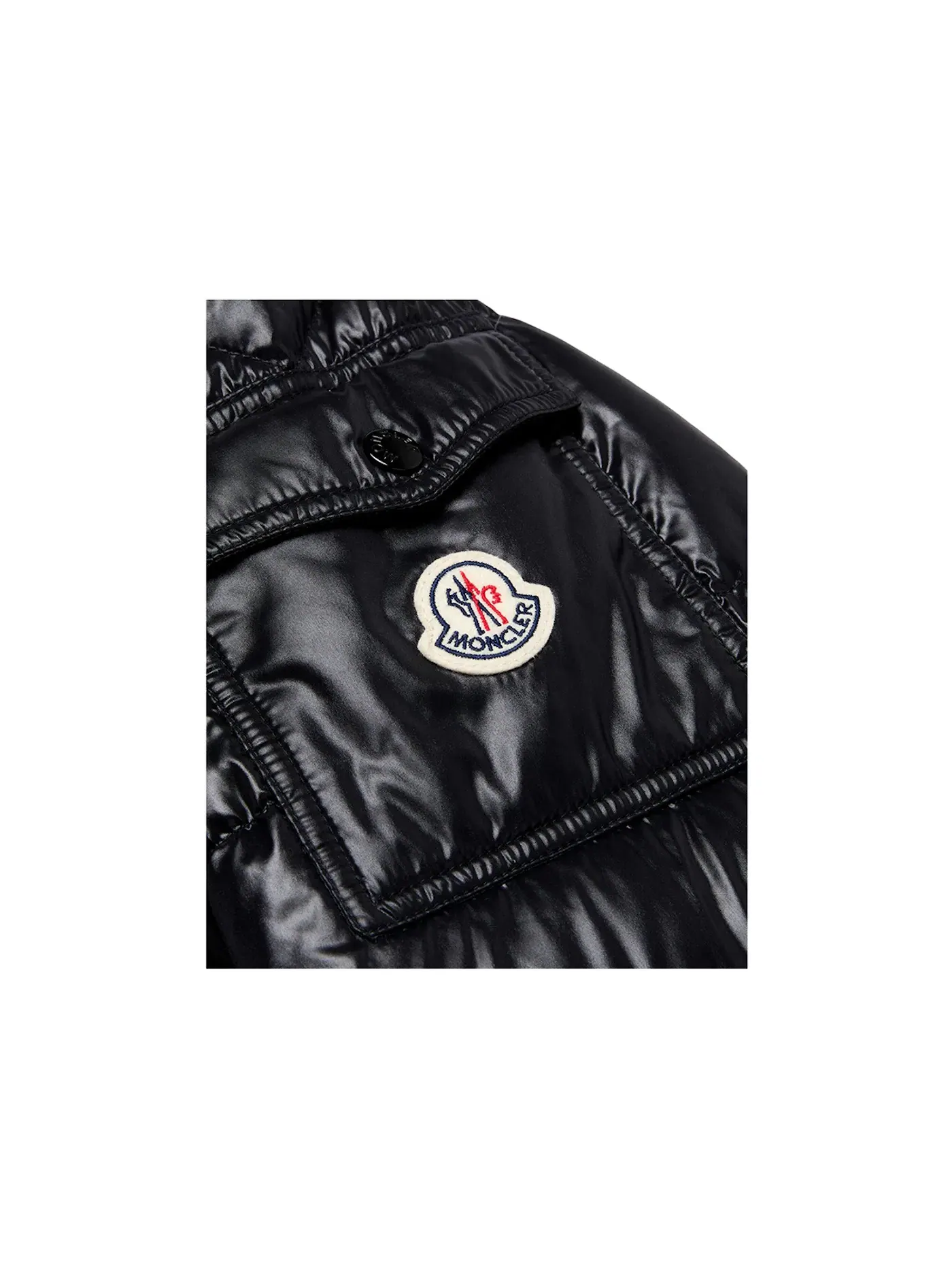 Мужская короткая пуховая куртка Maya Moncler — изображение 2 из 4, черный