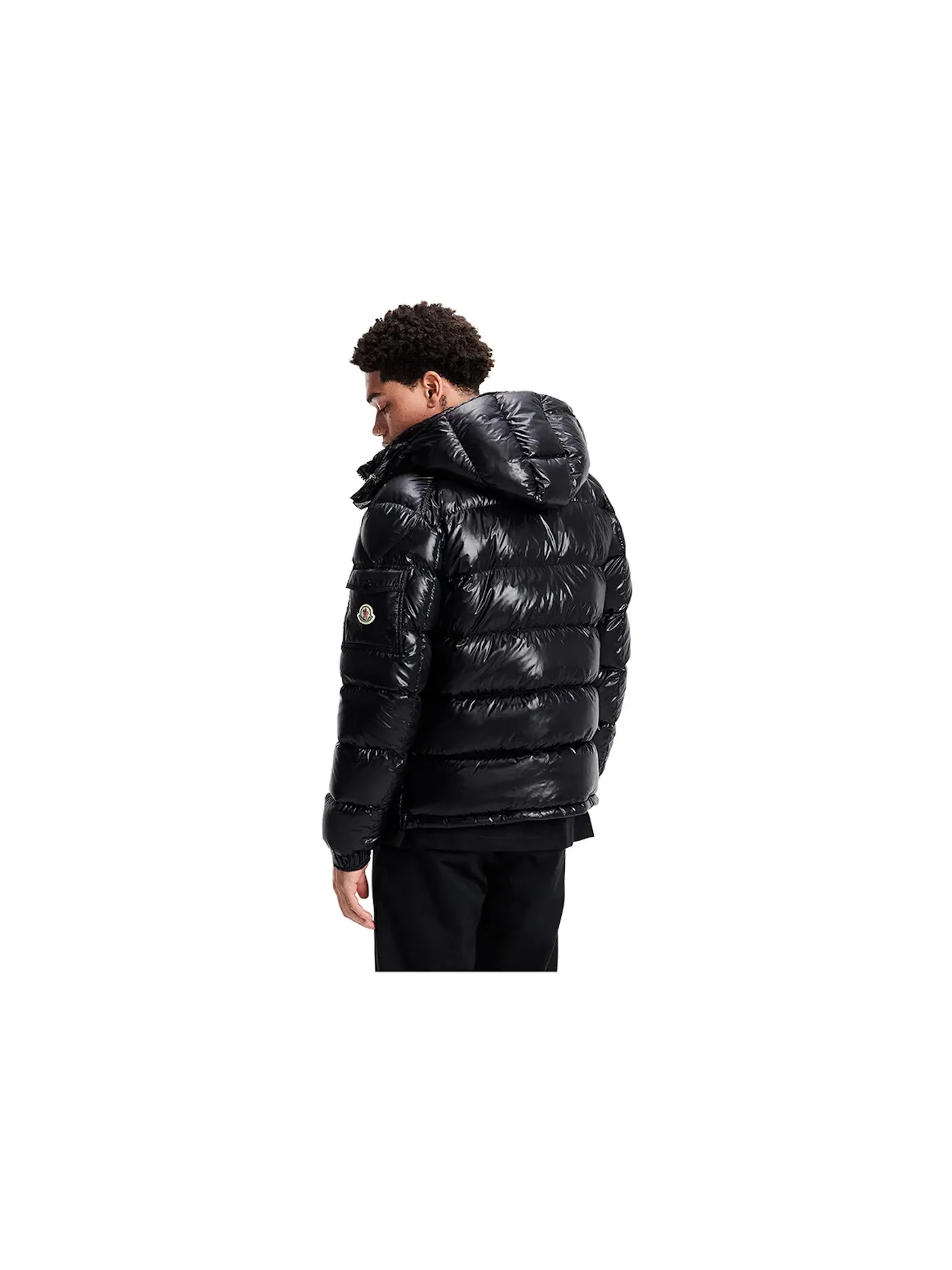 Мужская короткая пуховая куртка Maya Moncler — изображение 4 из 4, черный