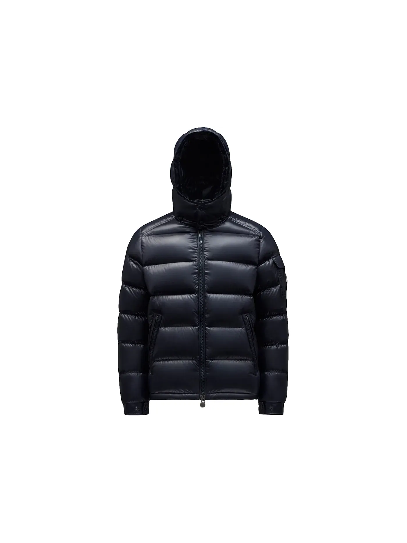 Мужская короткая куртка-пуховик Maya Moncler — изображение 1 из 5, синий