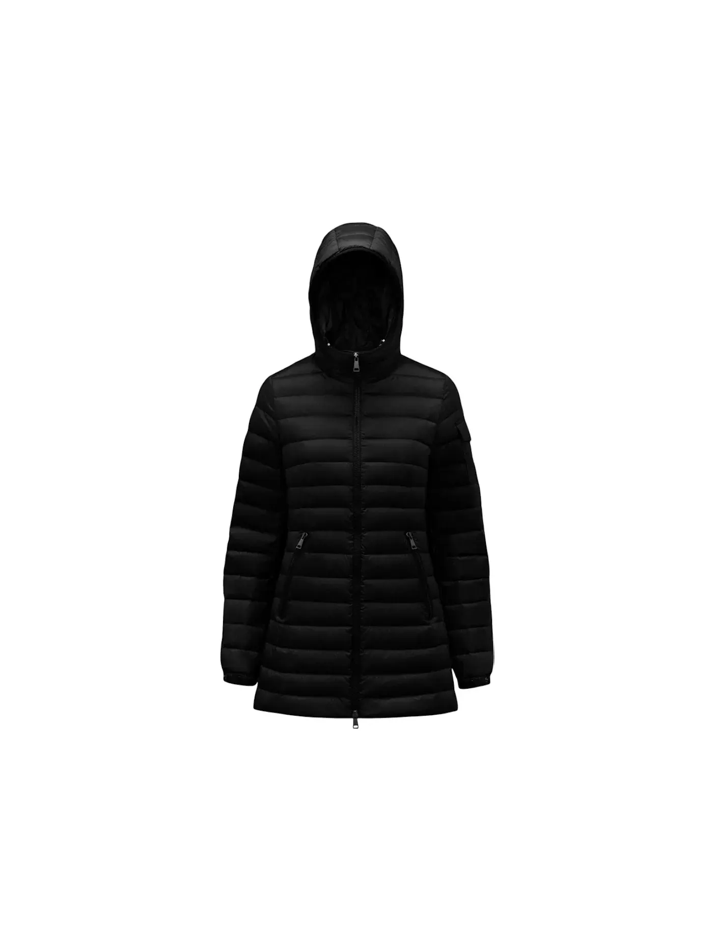 Женская короткая пуховая куртка Moncler — изображение 1 из 3, черный