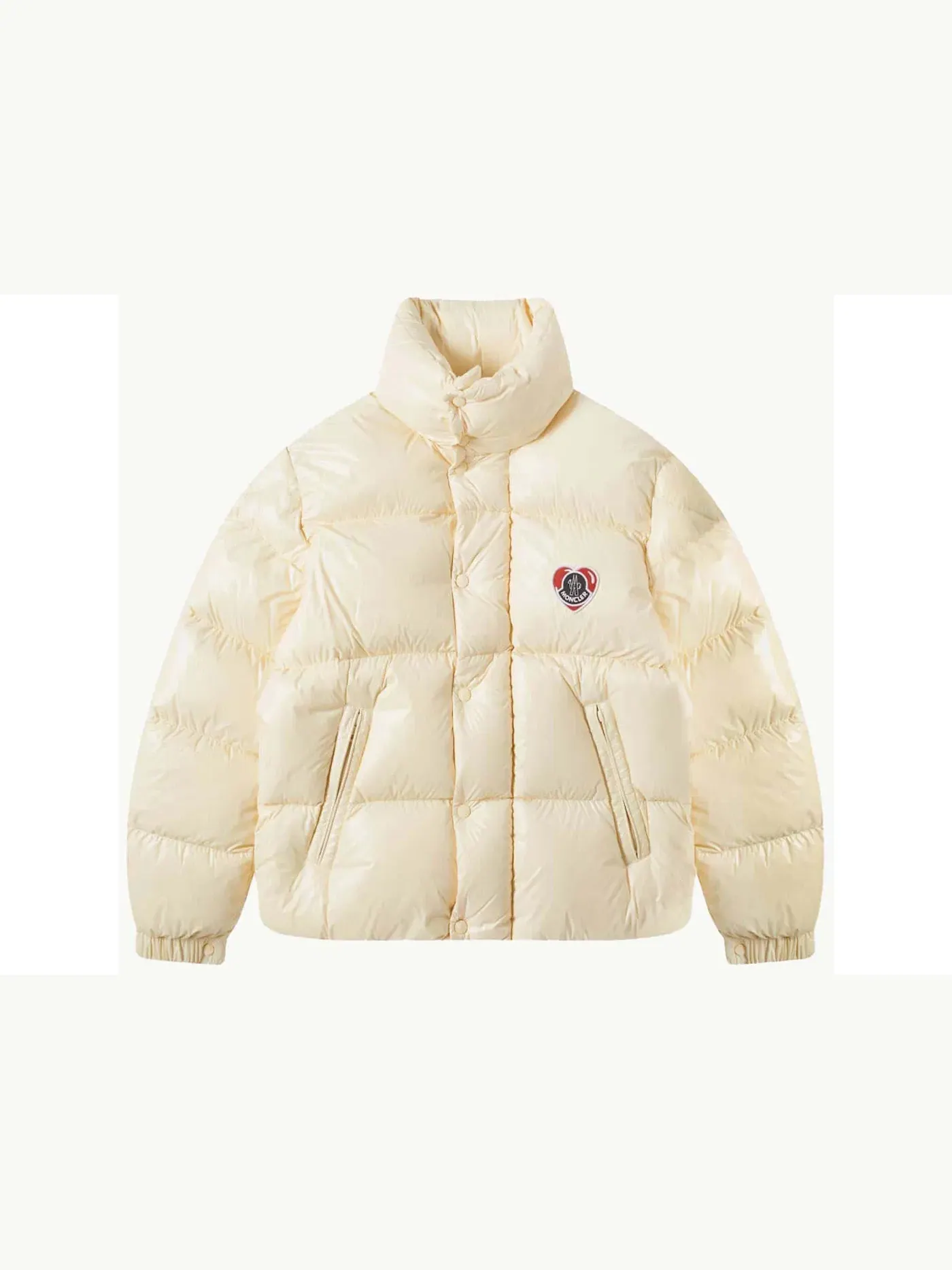 Мужская короткая пуховая куртка Moncler Misam — изображение 1 из 1, белый
