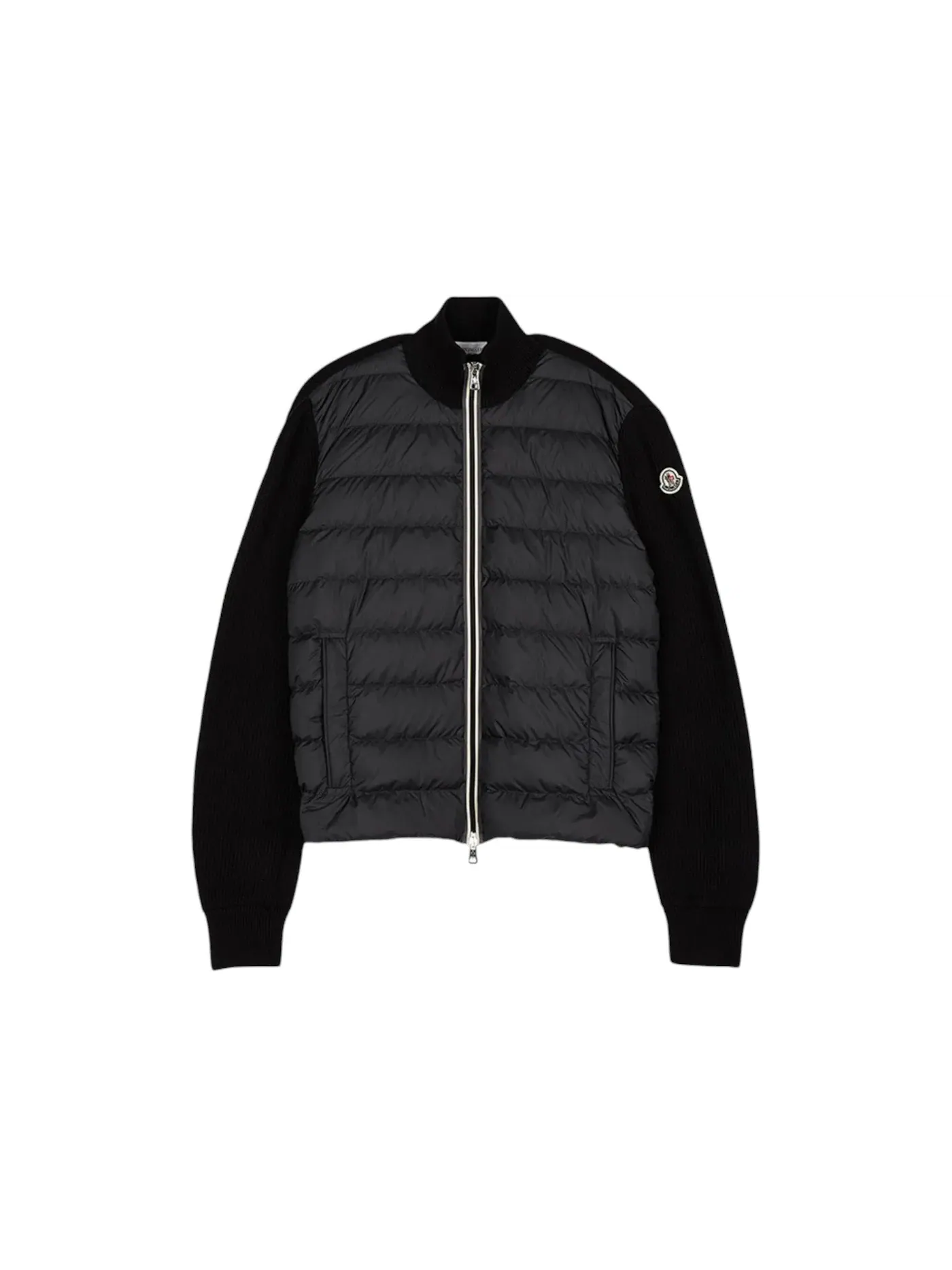 Женский кардиган из пуха Moncler Cardigan — изображение 1 из 1, черный