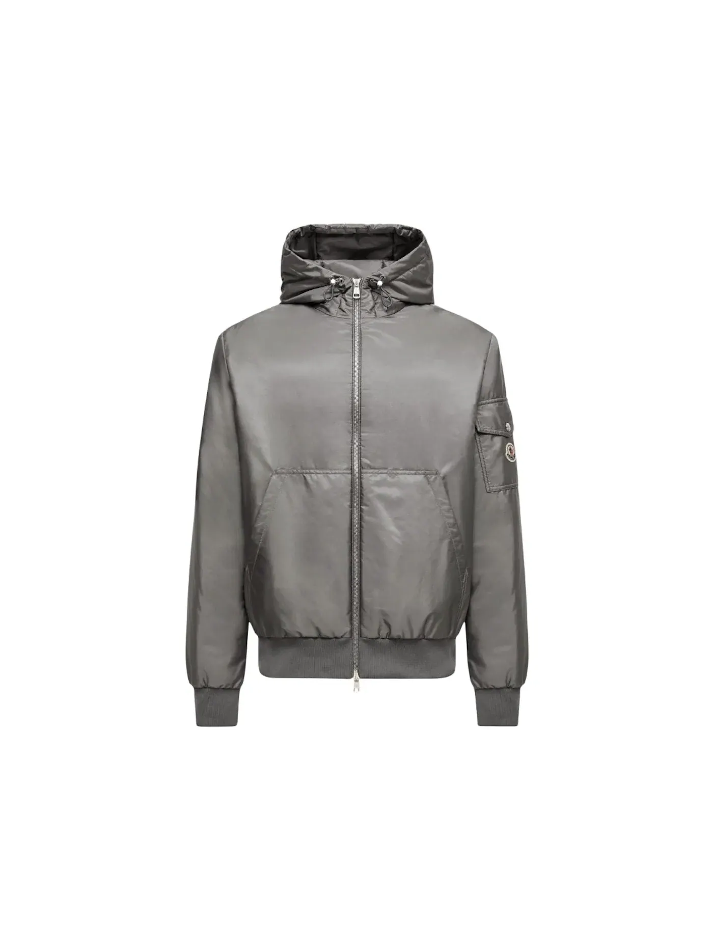 Мужская куртка из стеганой ткани Moncler — изображение 1 из 1, серый