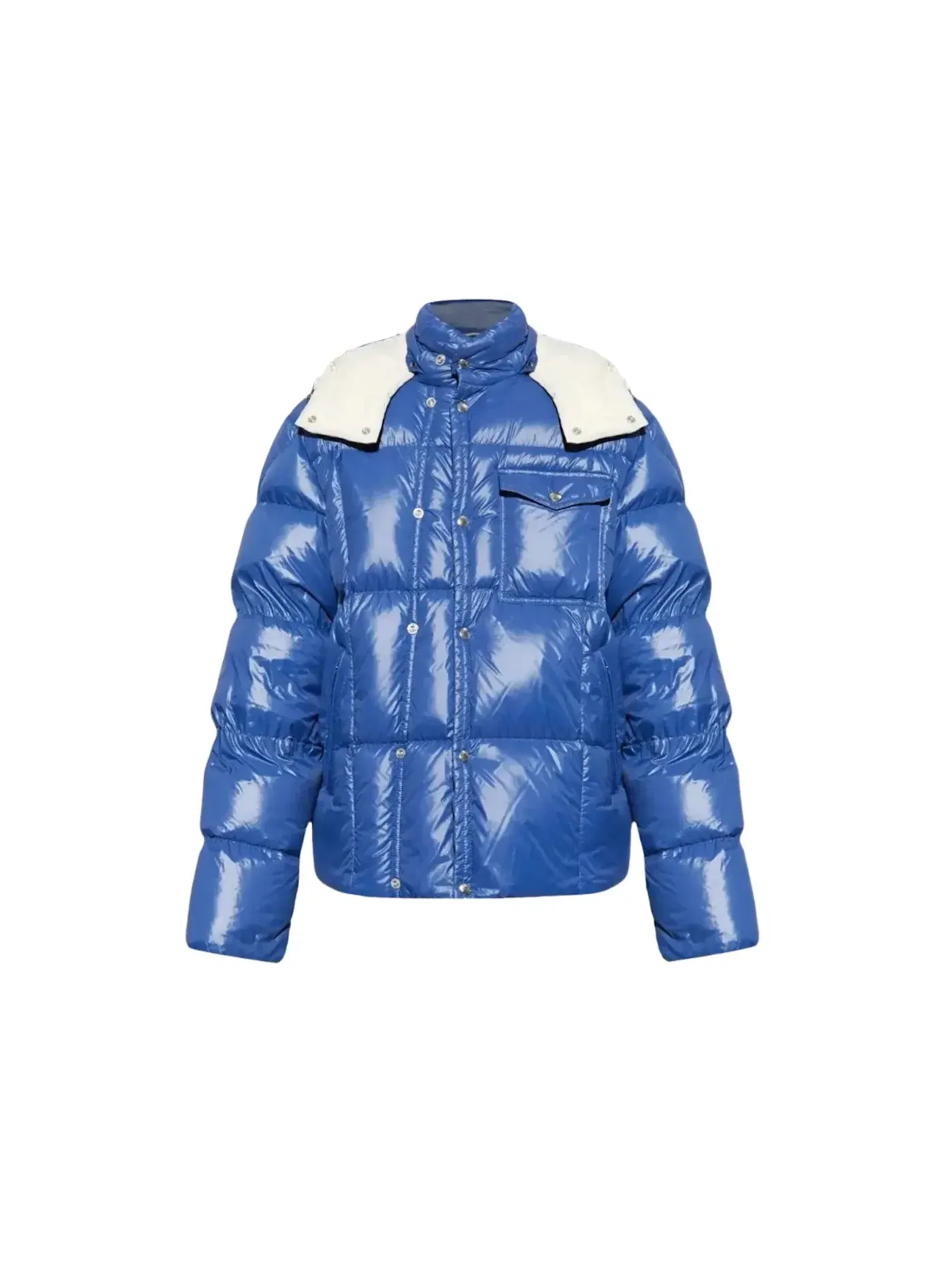 Мужская куртка-пуховик с капюшоном Serfanto Moncler — изображение 1 из 1, синий