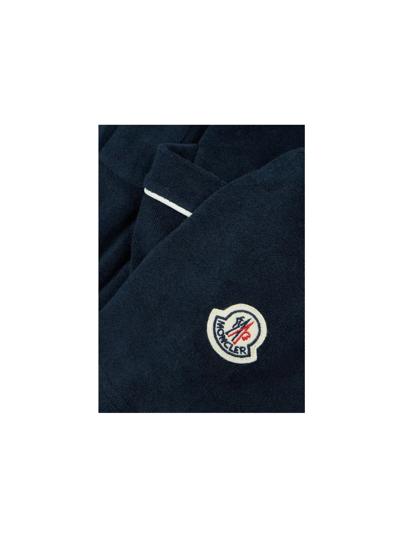 Мужская футболка-поло с коротким рукавом Polo Shirt Moncler — изображение 2 из 2, темно-синий