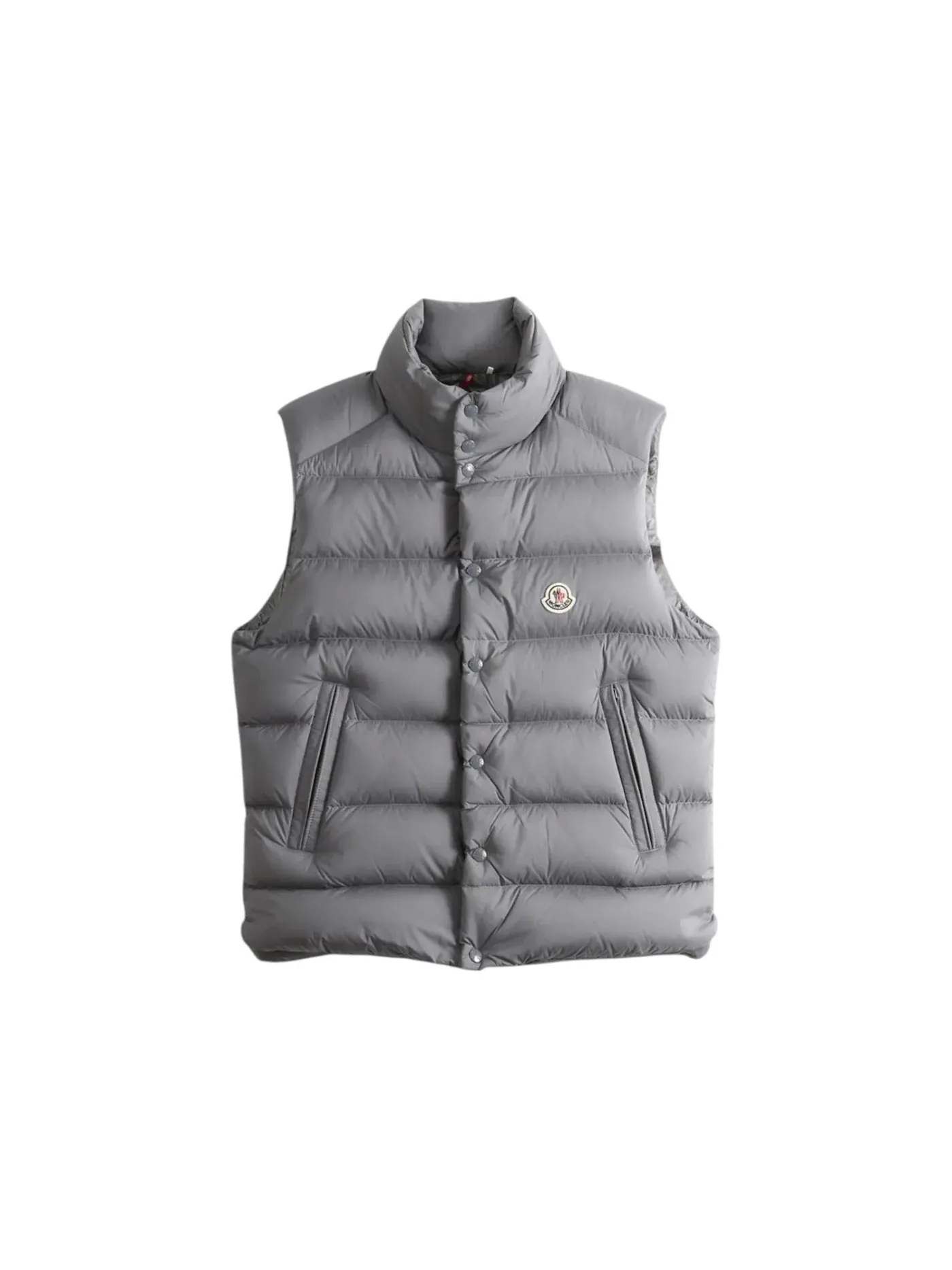 Мужской жилет без рукавов Moncler — изображение 1 из 1, серебристый