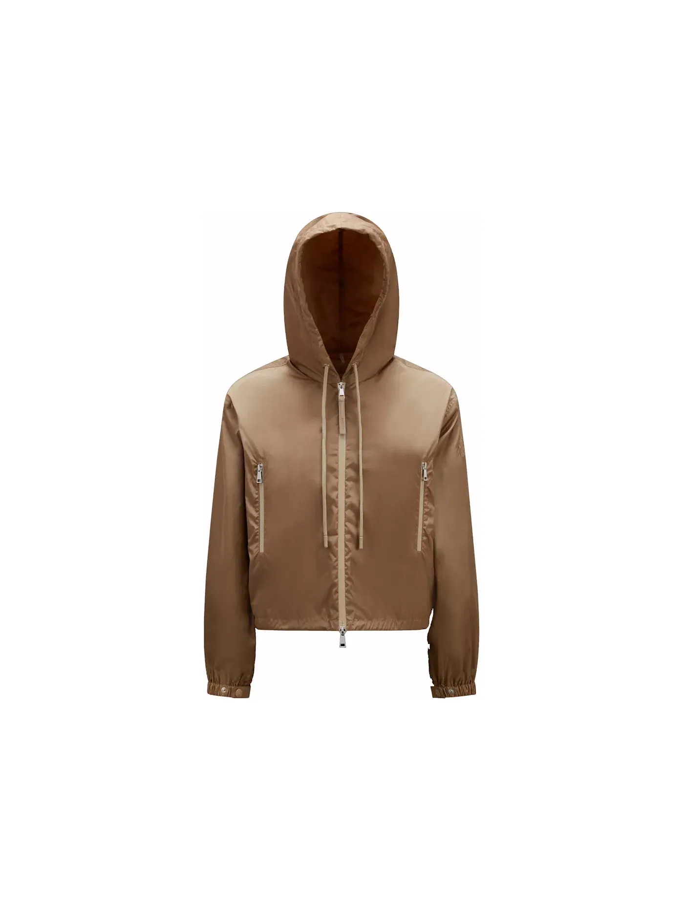 Женская куртка с капюшоном Moncler — изображение 1 из 2, хаки