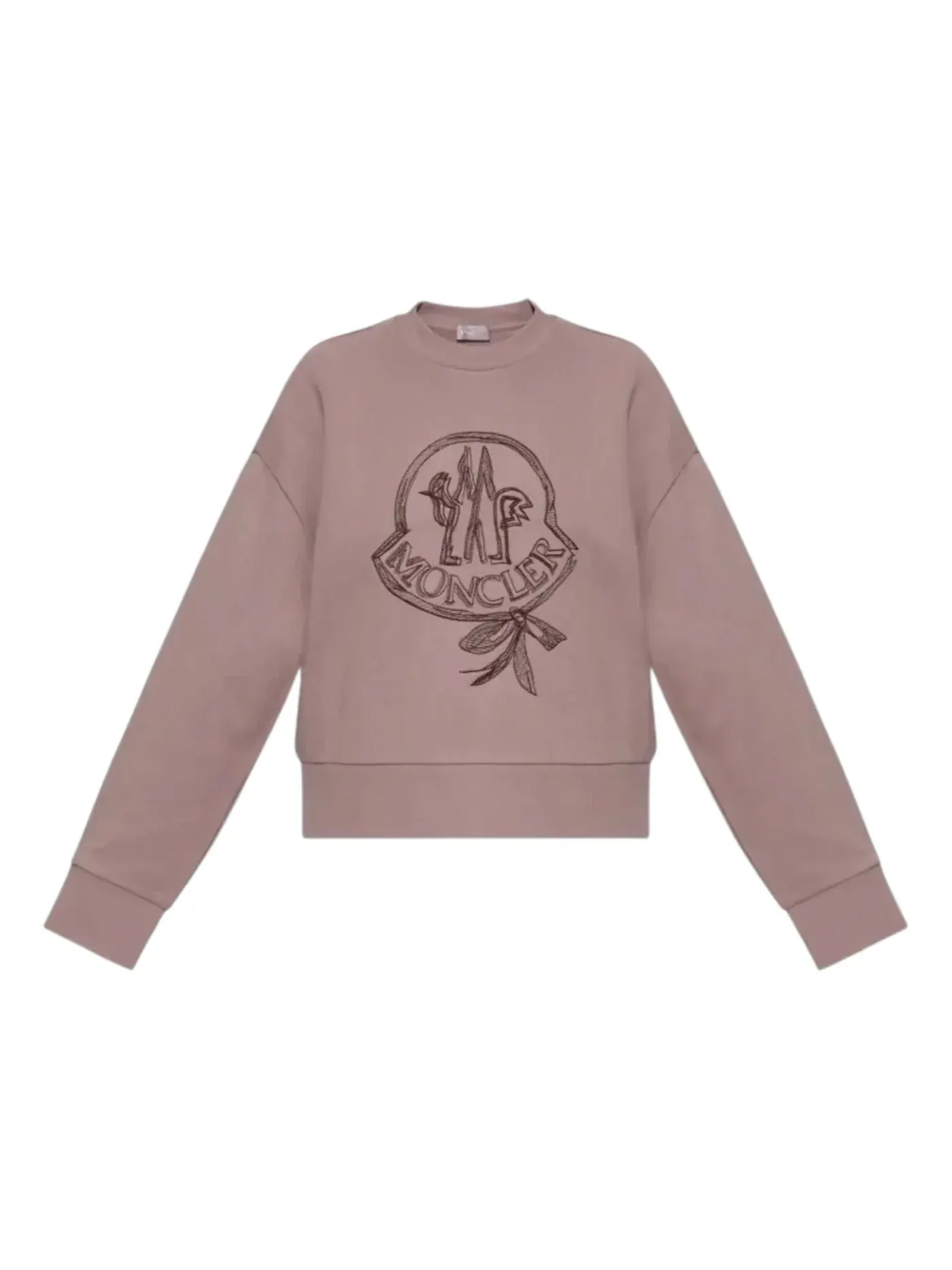 Женское худи Sweatshirt Moncler — изображение 1 из 1, фиолетовый